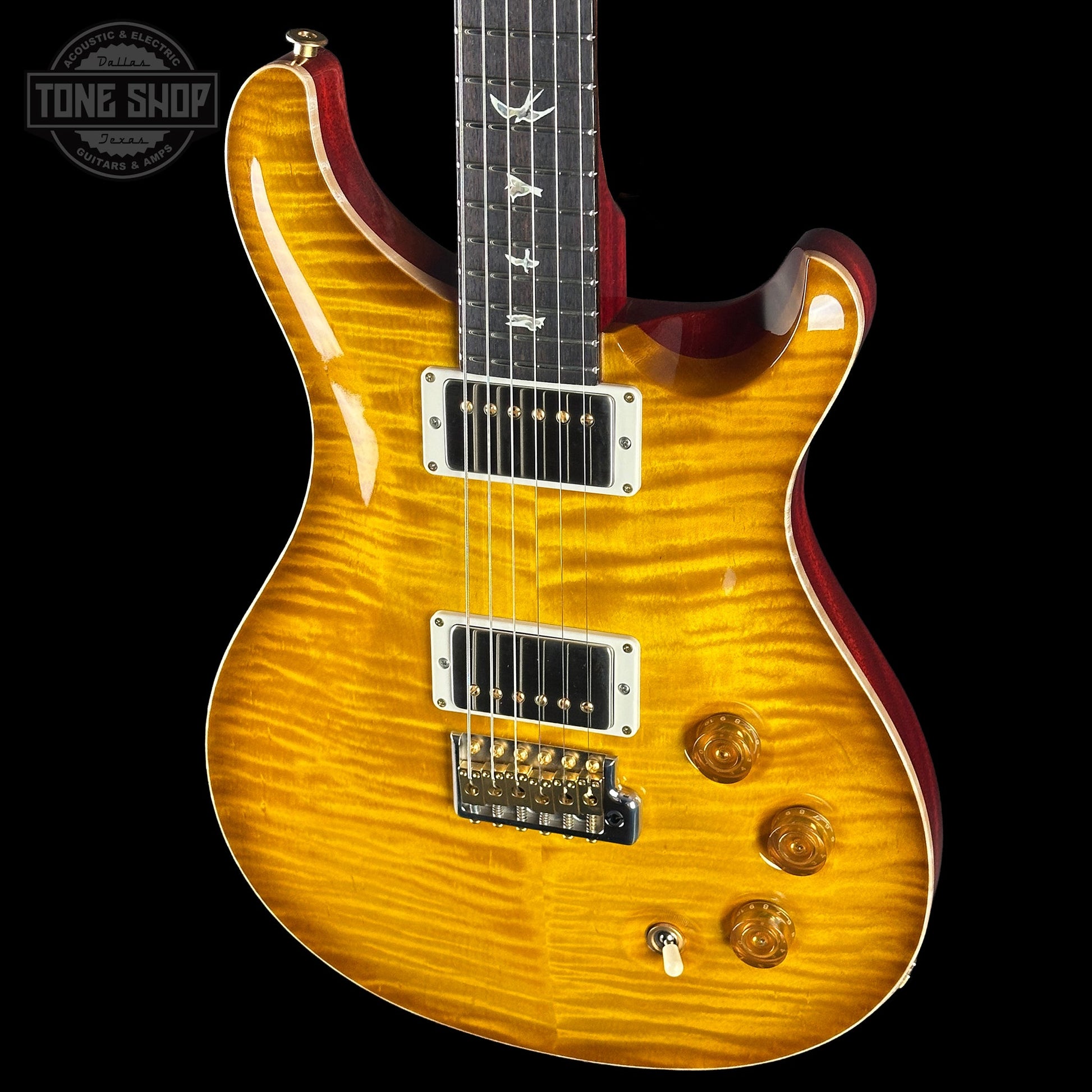 PRS DGT Birds / 10 Top McCarty Sunburst w/case