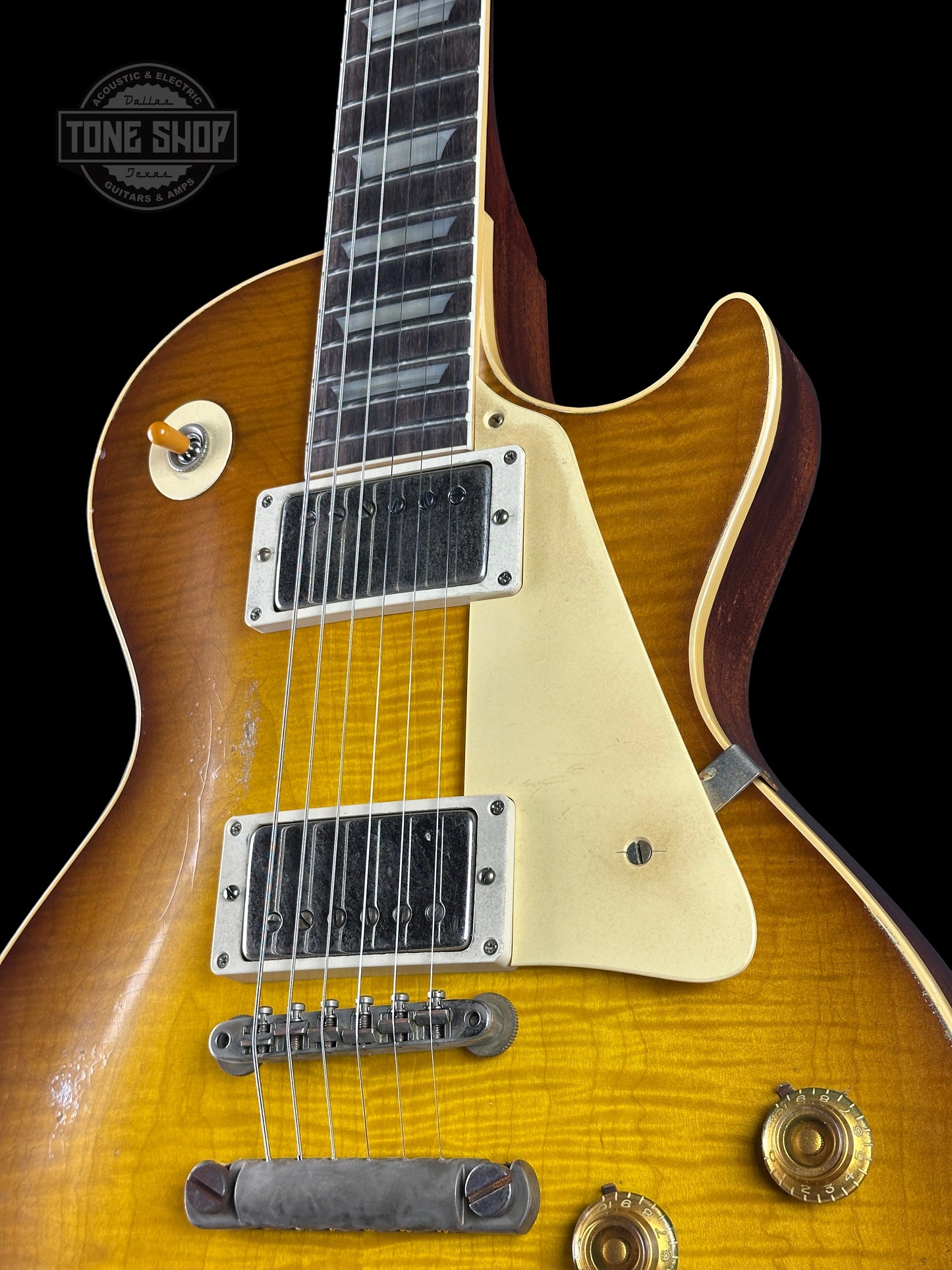 Gibson Custom Shop 1959 Les Paul Standard Reissue Murphy Lab Heavy Aged Golden Poppy Burst w/case 95934