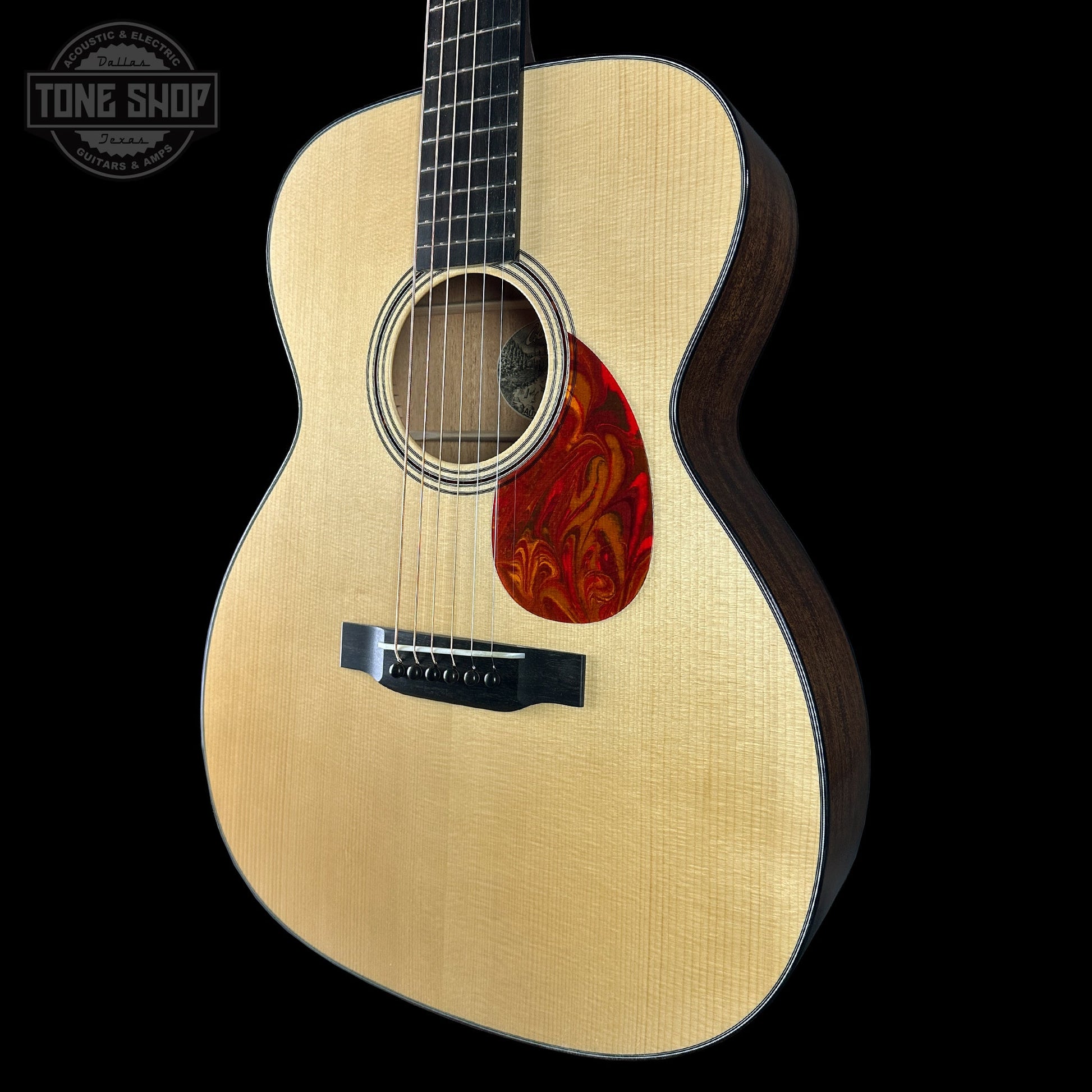 Collings OM1 A HC Hill Country Gloss Natural Small Neck Carve w/Case 35784