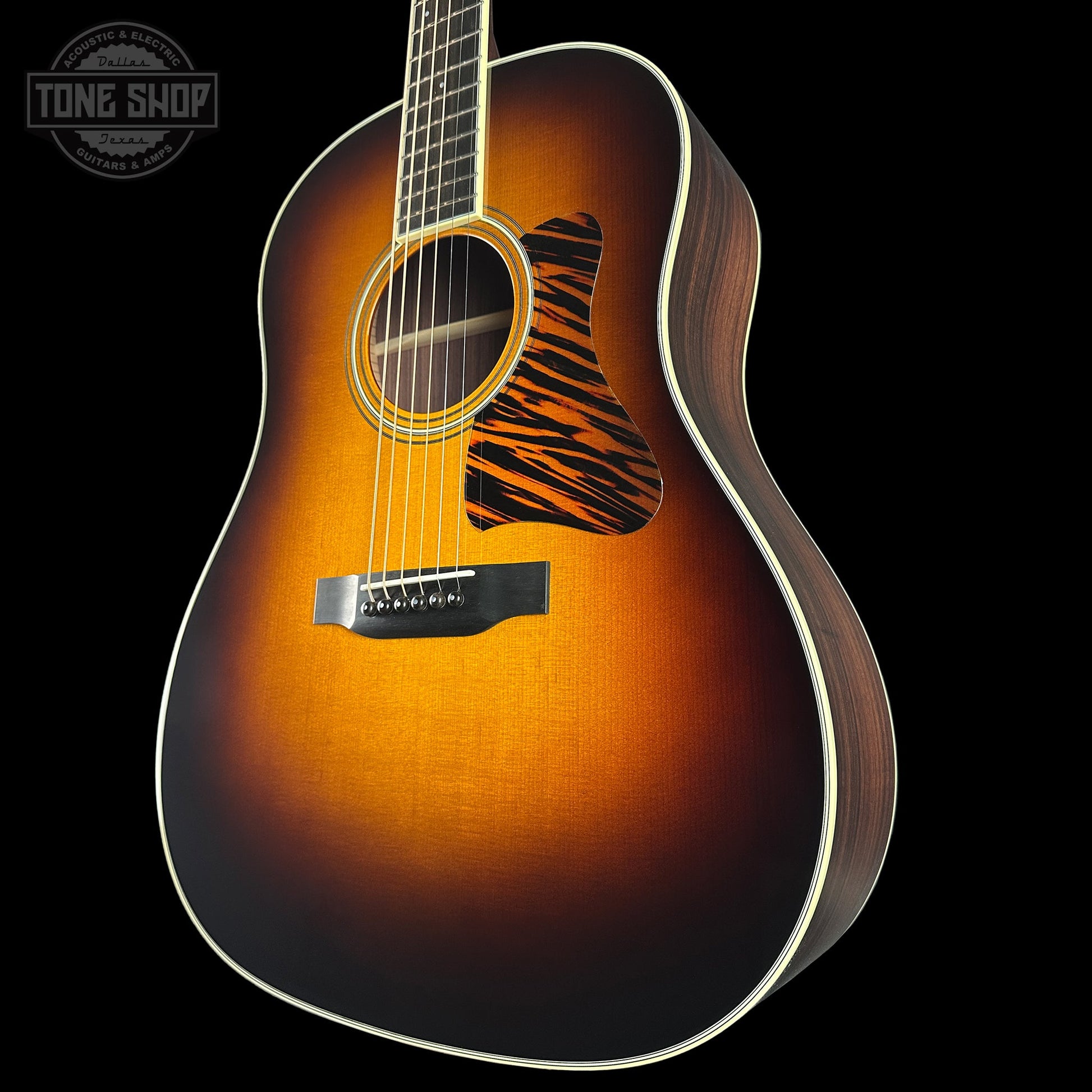 Collings CJ Adirondack Sunburst Tigerstripe Pickguard w/Case 35749