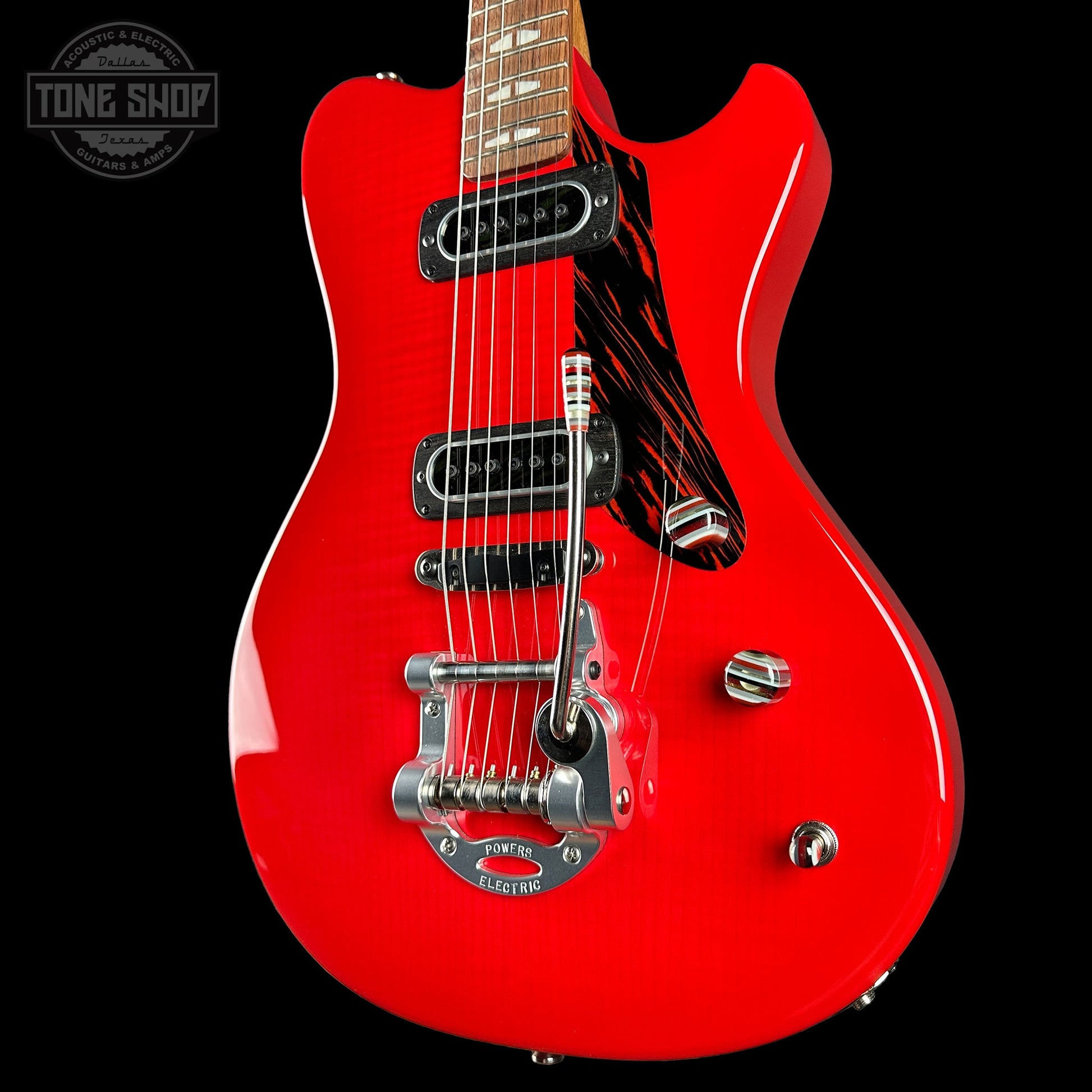 Powers Electric A-Type Select Ghost Flame Signal Red PF42 CamTail w/case