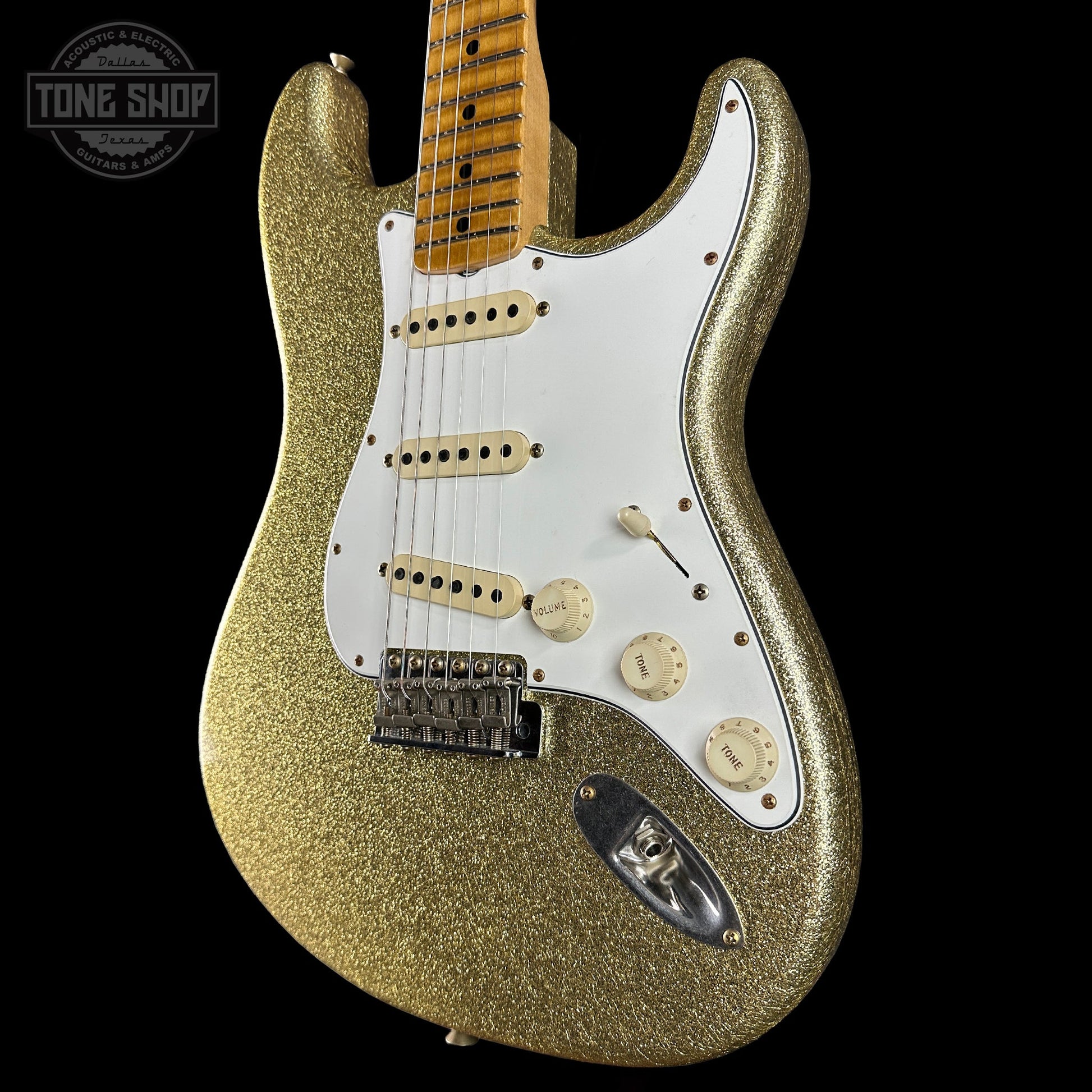 Fender Custom Shop 1969 Stratocaster Journeyman Relic Gold Sparkle w/case CZ588734
