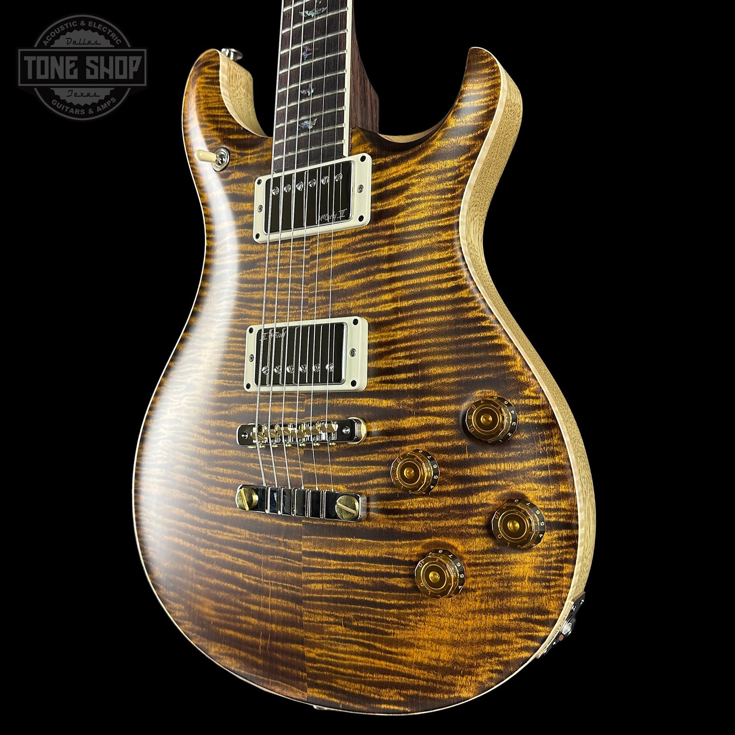 PRS Wood Library McCarty 594 Korina Yellow Tiger Satin RW neck w/case 0414077