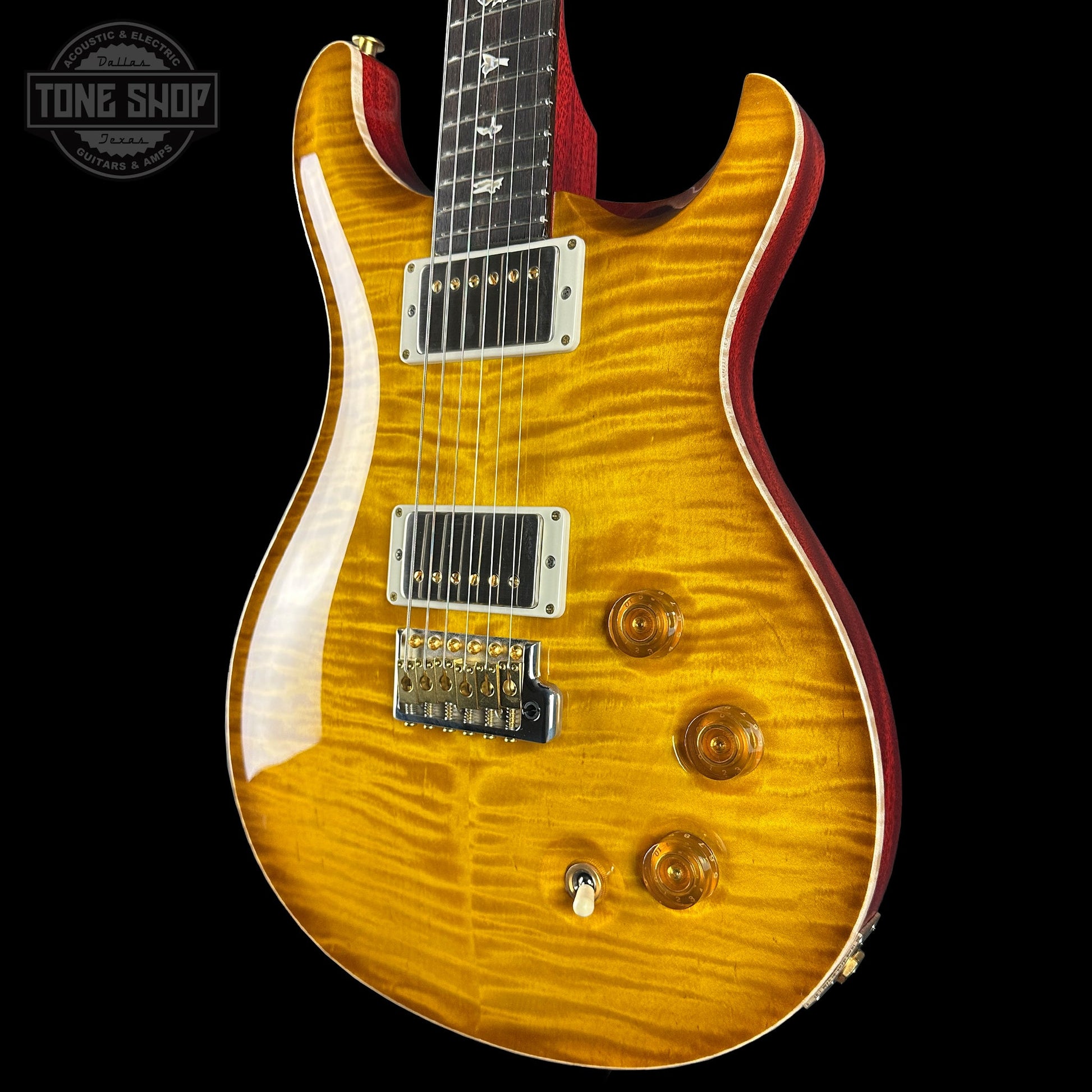 PRS DGT Birds / 10 Top McCarty Sunburst w/case