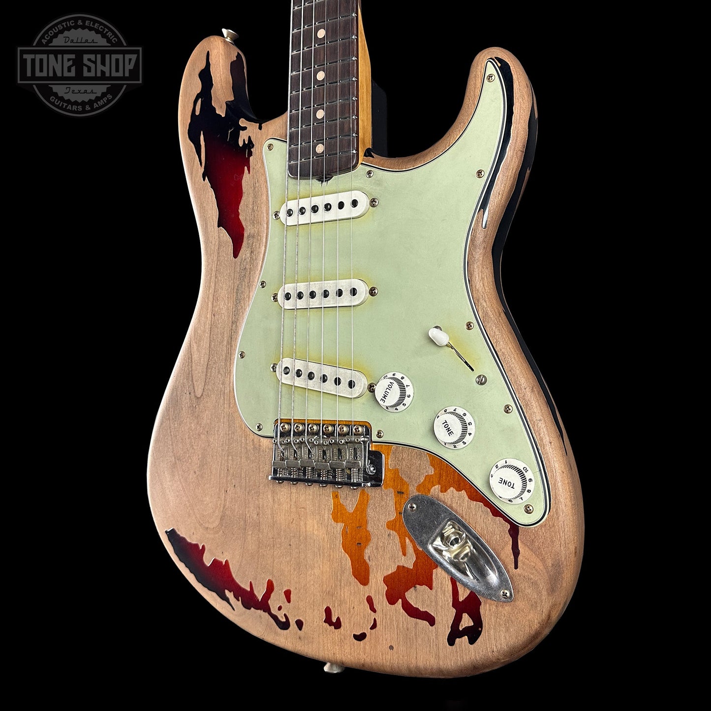 Fender Custom Shop Rory Gallagher Stratocaster Heavy Relic 3 Tone Sunburst w/case R144491