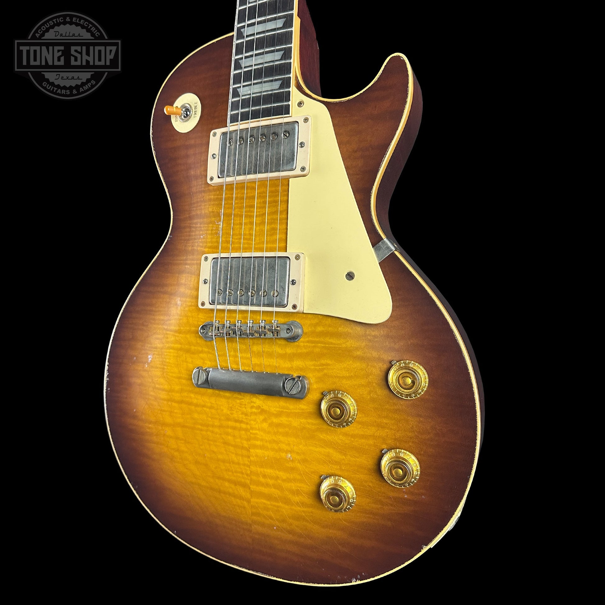 Gibson Custom Dealer Select 1959 Les Paul Brazilian Golden Poppy Light Aged w/case 96065