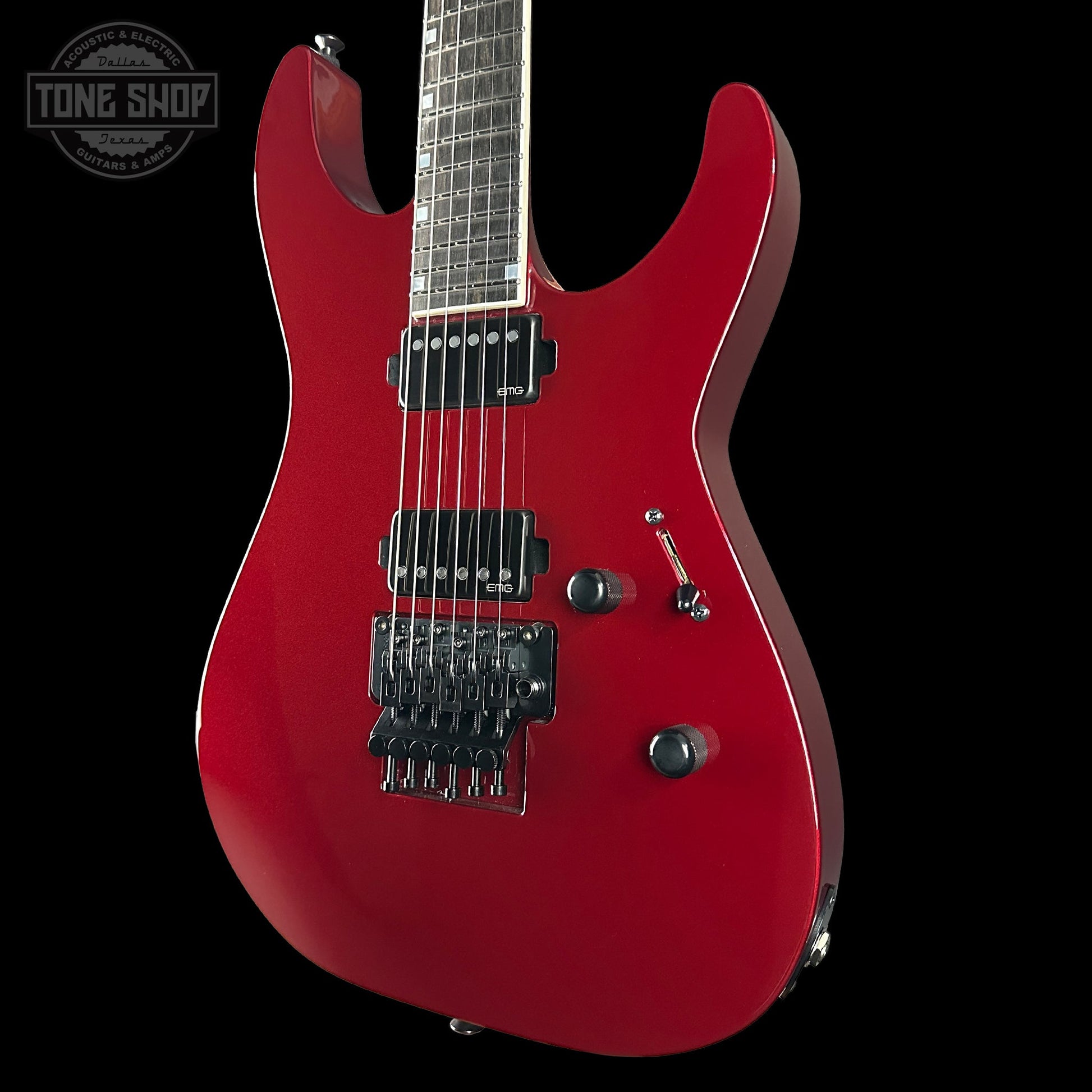 ESP USA M-II NTB-FR Cherry Bomb w/ EMGs w/case US25433