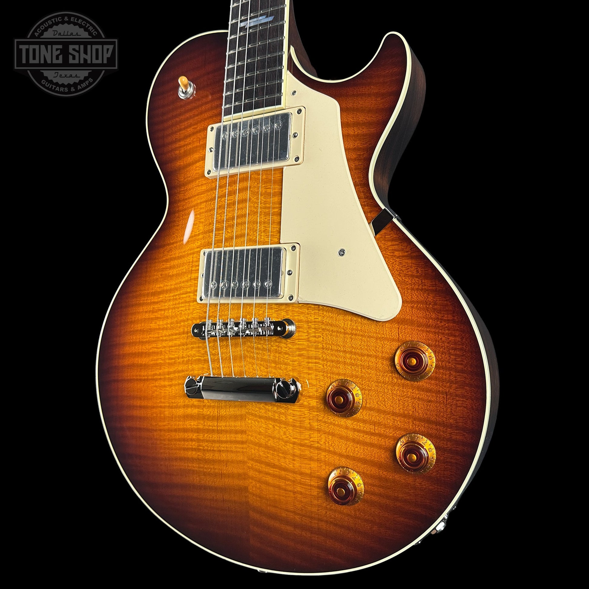 Collings CL City Limits Tobacco Sunburst Parallelogram Inlay Throbaks w/Case CL251673
