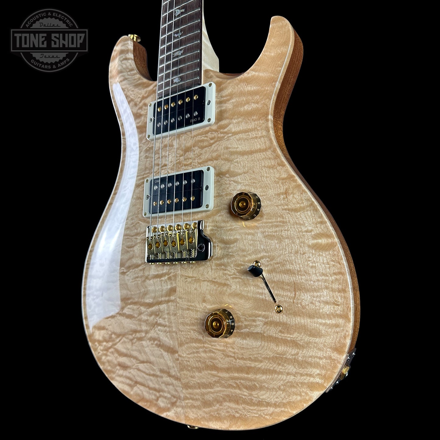 PRS Wood Library Custom 24 Quilt 10 Top Natural w/case 0406616
