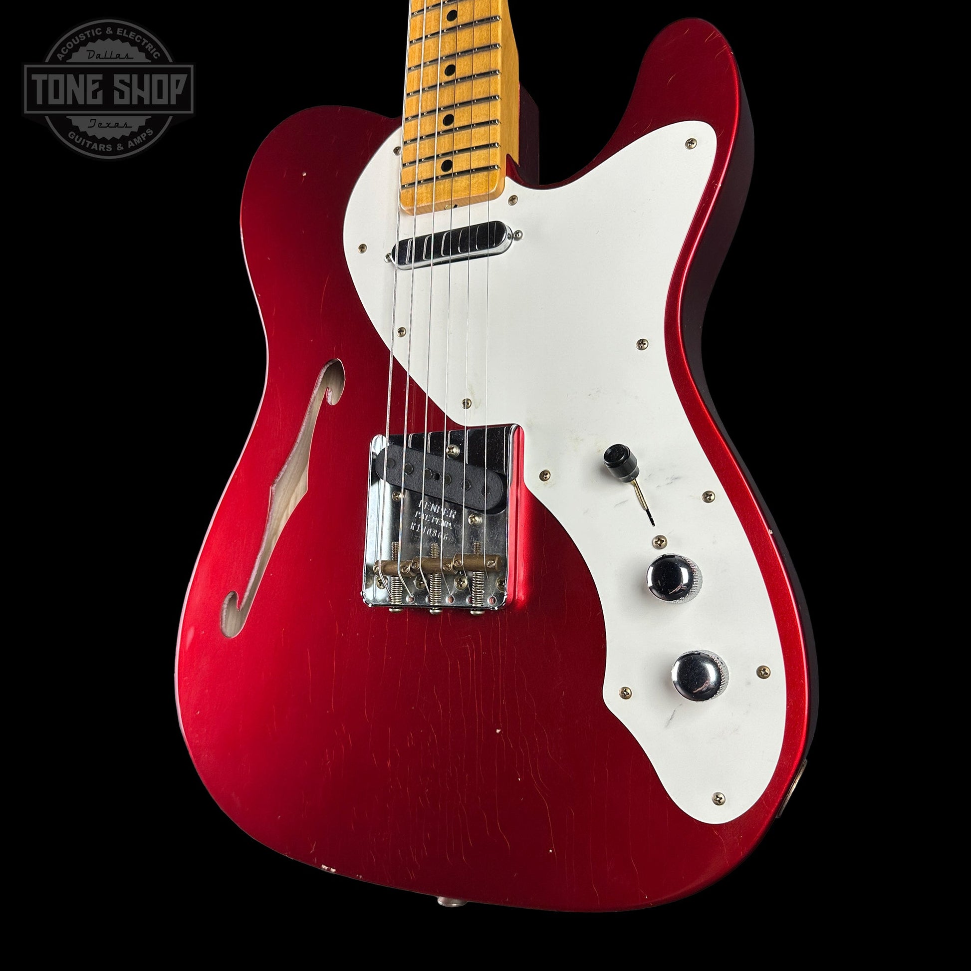 Fender Custom Shop 50s Thineline Telecaster Journeyman Relic Aged Candy Apple Red w/case