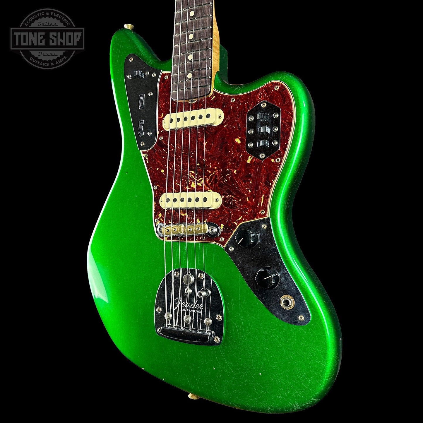 Fender Custom Shop 1962 Jaguar Journeyman Relic PHC Candy Green w/case CZ588284