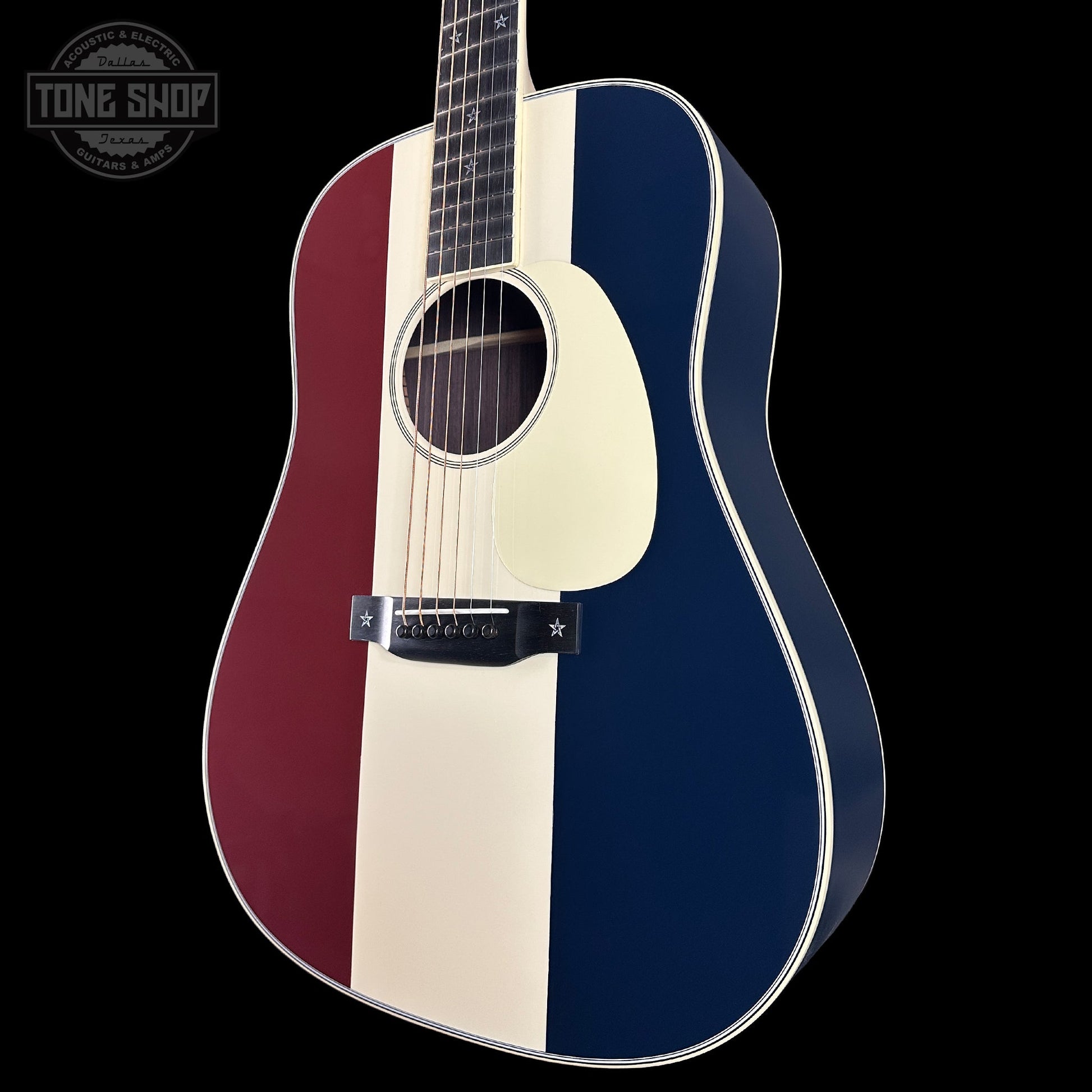 Martin Custom Shop Dread Red/White/Blue Sitka/EIR w/case 2868624