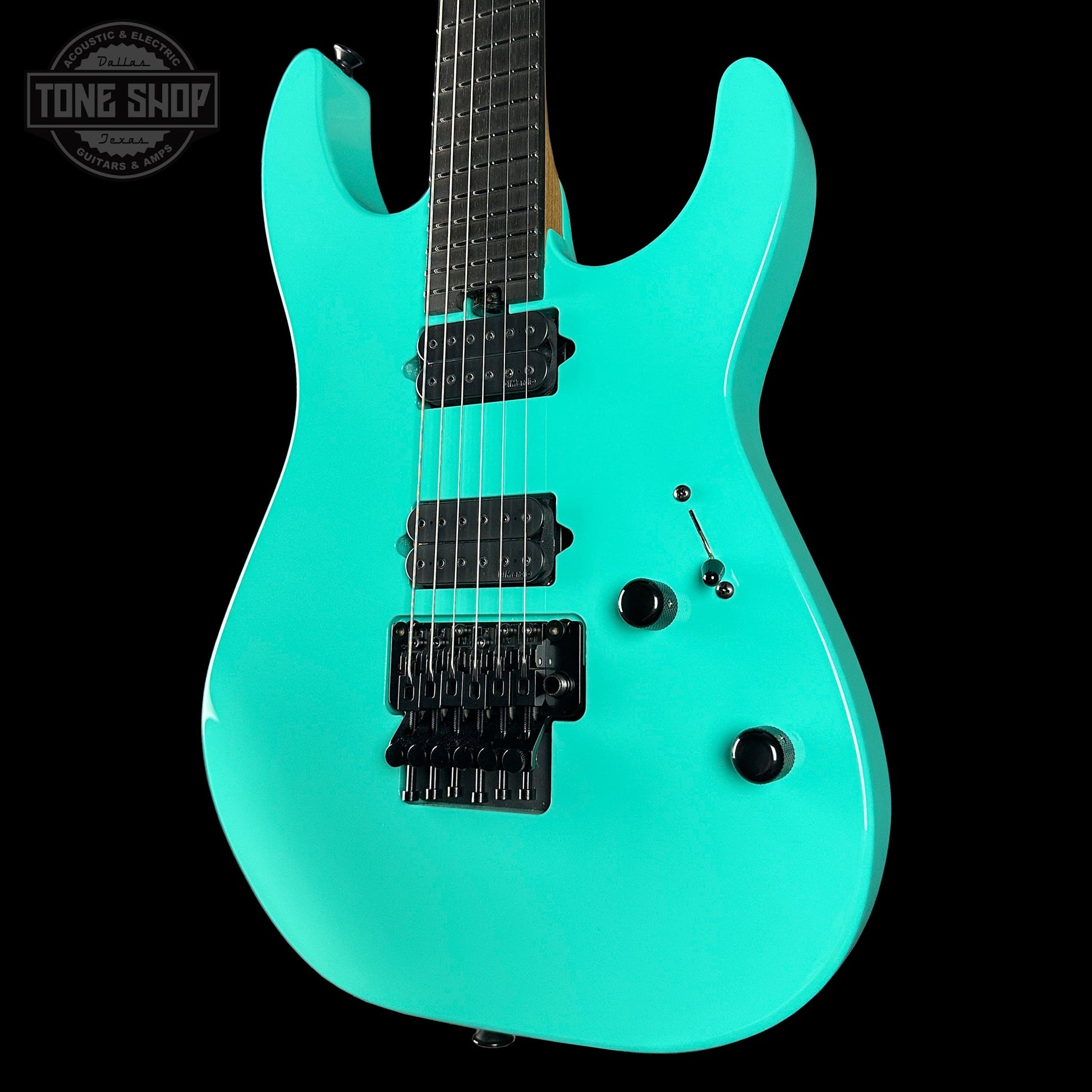 Charvel Custom Shop DK24 HH FR Reverse Headstock Sea Foam Green w/case UC230063