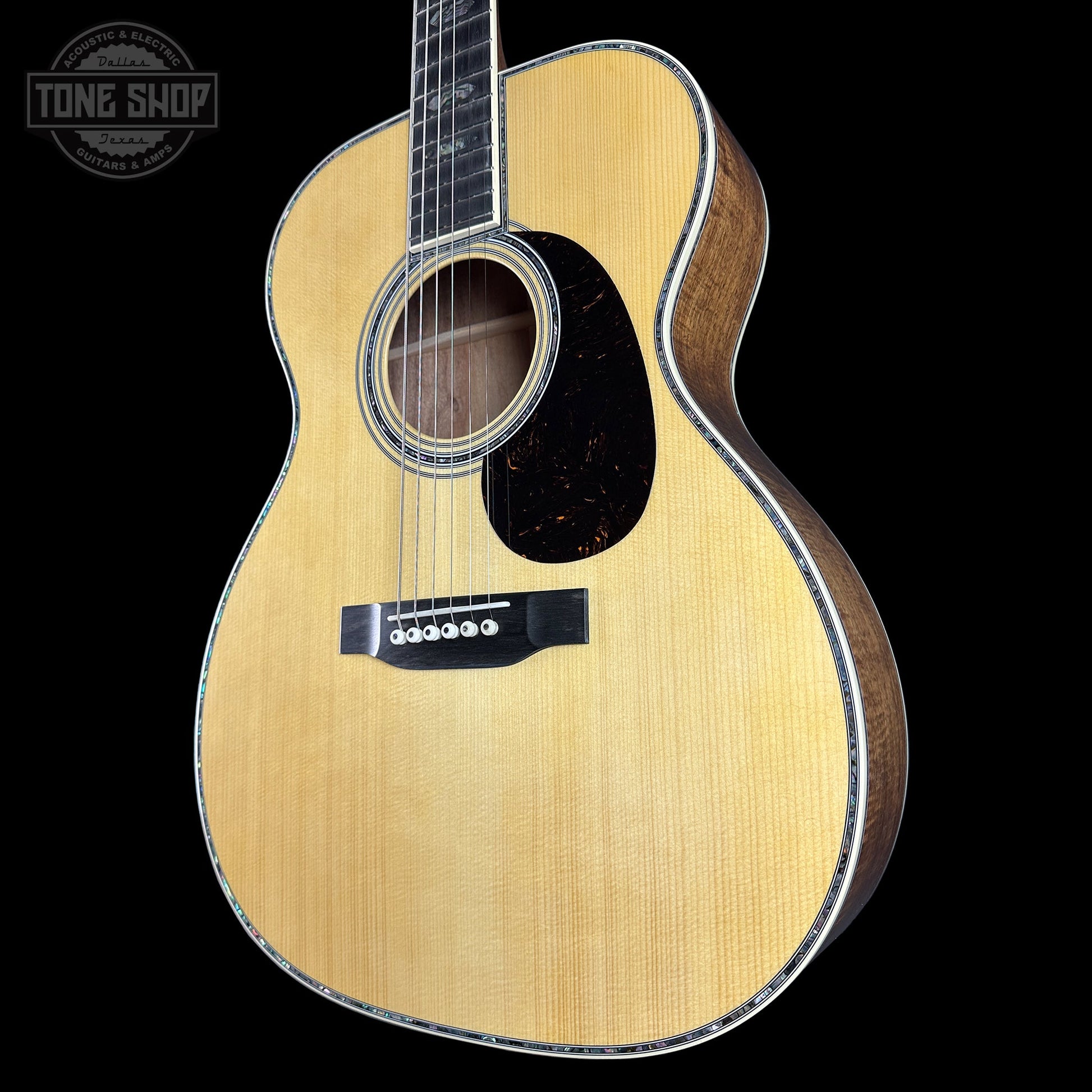 Martin Custom Shop OM 45 Style Adirondack/Exceptional Broad Figure Koa w/case 2964094