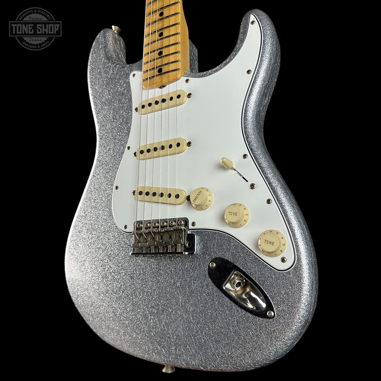 Fender Custom Shop 1969 Stratocaster Journeyman Relic Silver Sparkle w/case