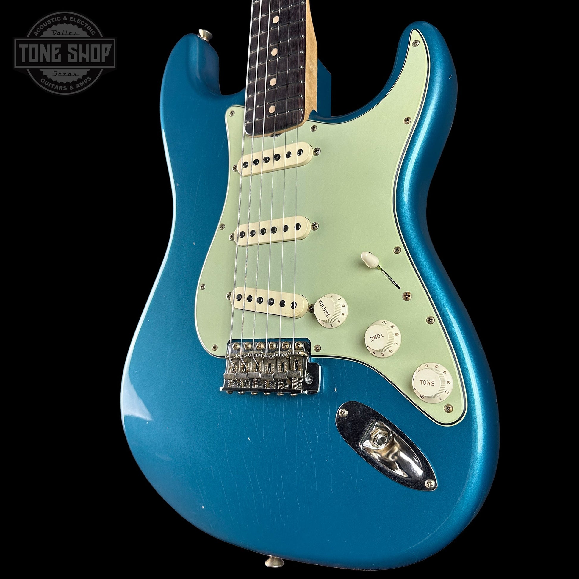 Fender Custom Shop 1963 Stratocaster Journeyman Relic Ocean Turquoise AAA Maple Neck w/case