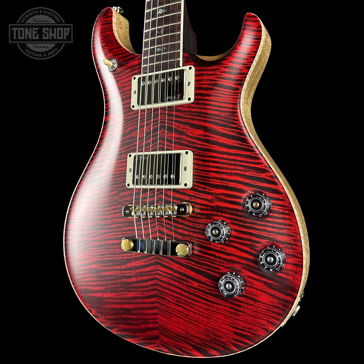 PRS Wood Library McCarty 594 Korina Red Tiger Satin RW neck w/case 0417620