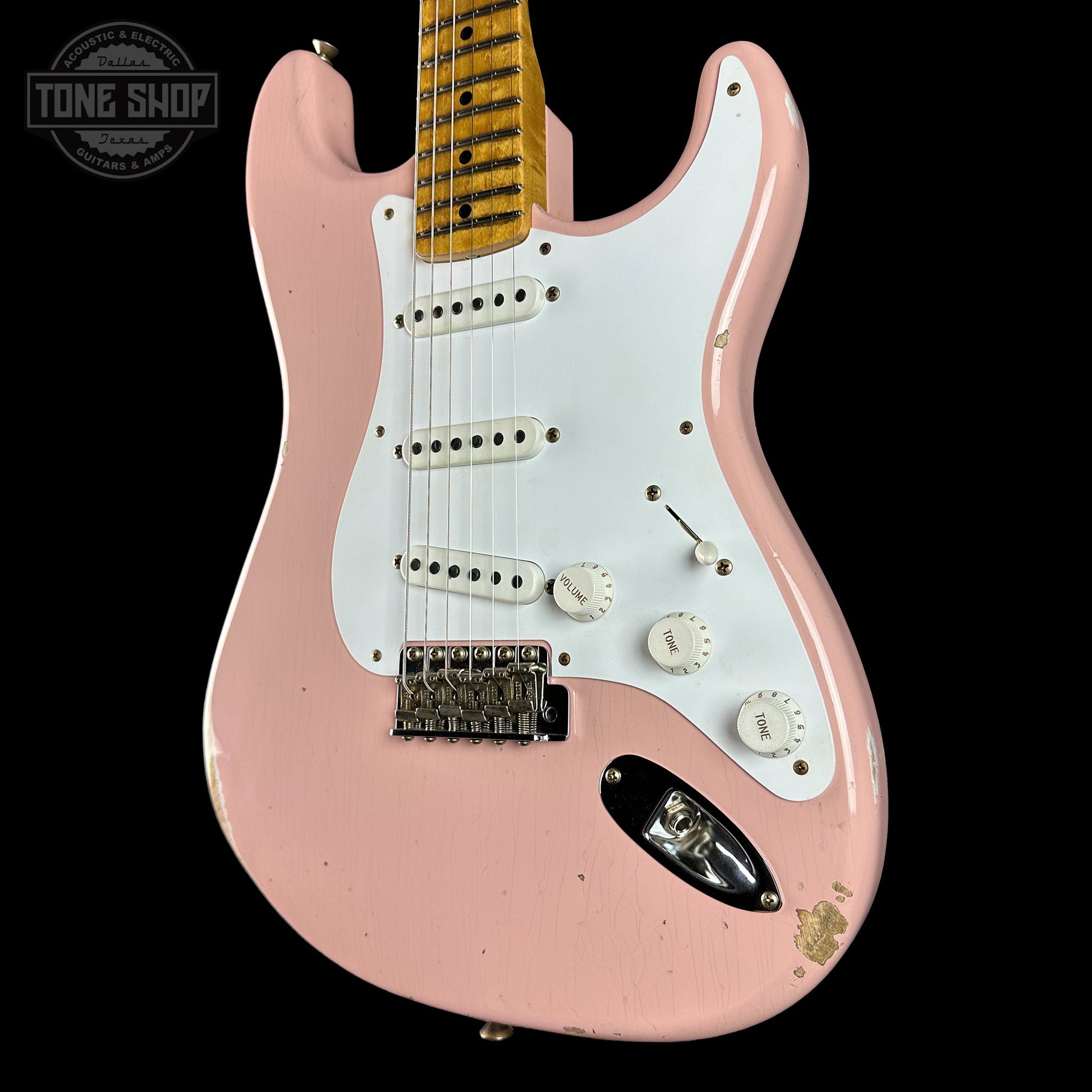 Fender Custom Shop 70th Anniversary 1954 Stratocaster Relic Shell Pink w/case