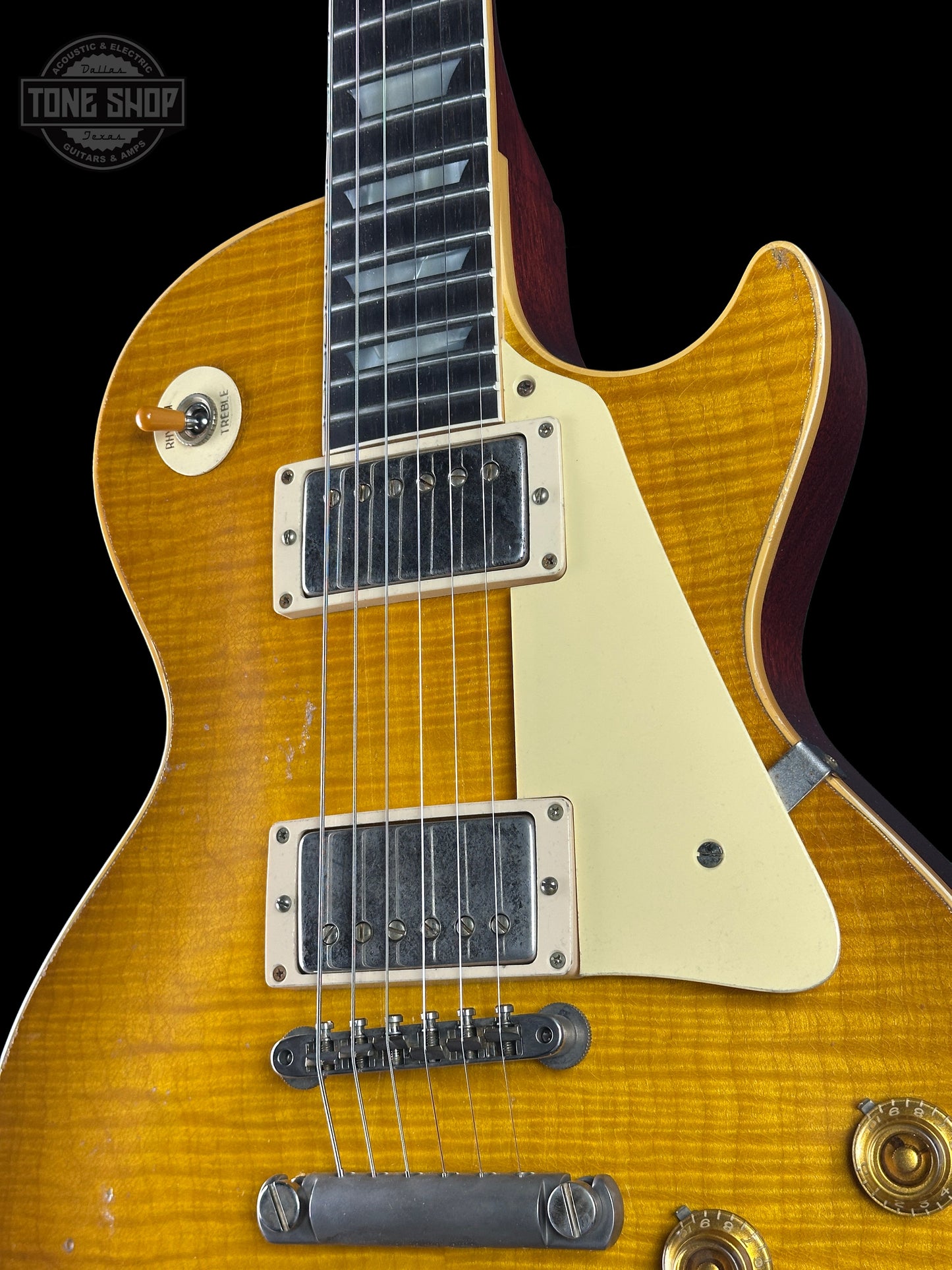 Gibson Custom Dealer Select 1959 Les Paul Brazilian Lemon Burst Light Aged w/case 96098