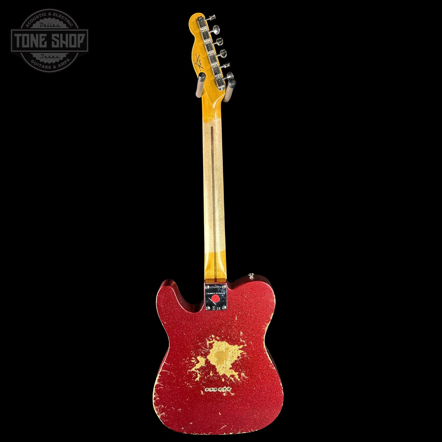 Fender Custom Shop 50s Telecaster Thinline Red Sparkle Heavy Relic w/case R149240