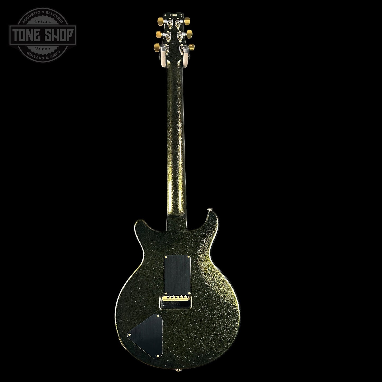 PRS Santana Retro 10 Top Sprayer's Choice Santana Yellow Gold Holoflake Back w/case 0415510