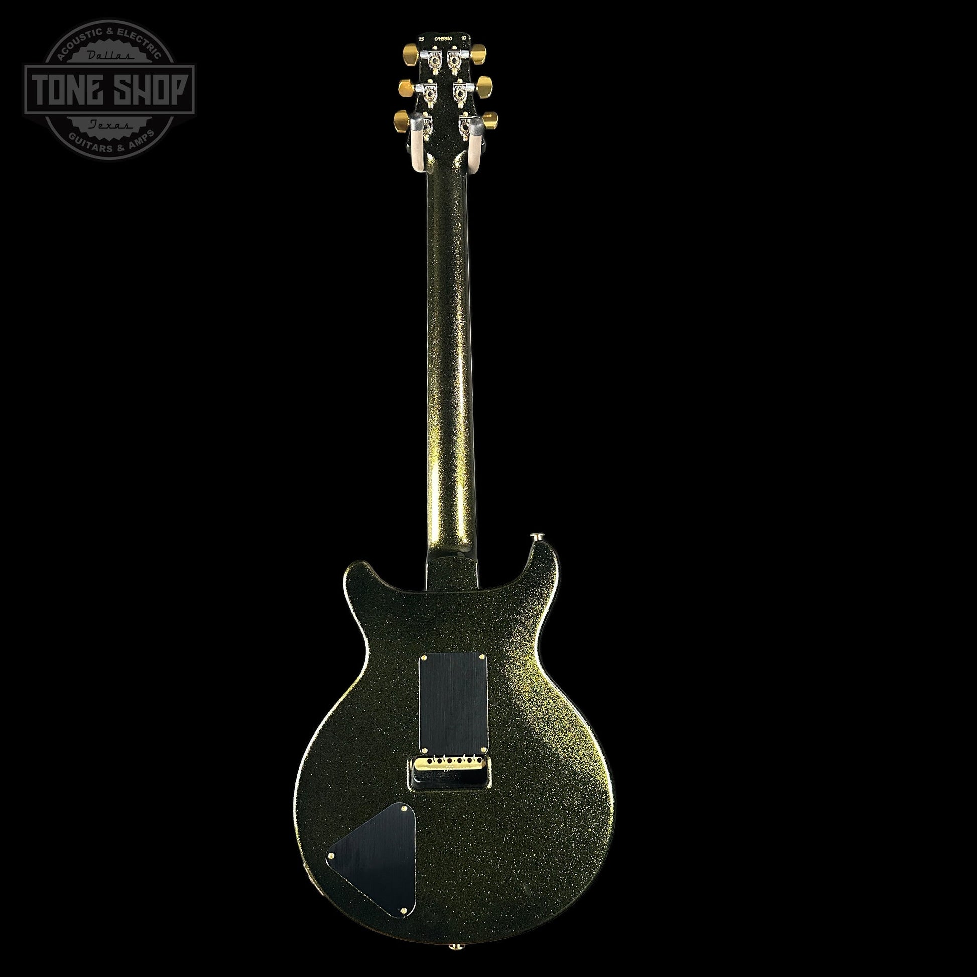 PRS Santana Retro 10 Top Sprayer's Choice Santana Yellow Gold Holoflake Back w/case 0415510