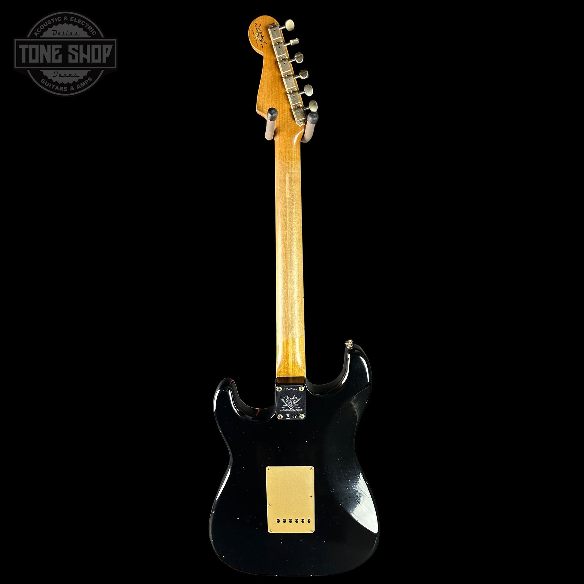 Fender Custom Shop Limited Edition Roasted '54 Strat Journeyman Relic Aged Black w/case
