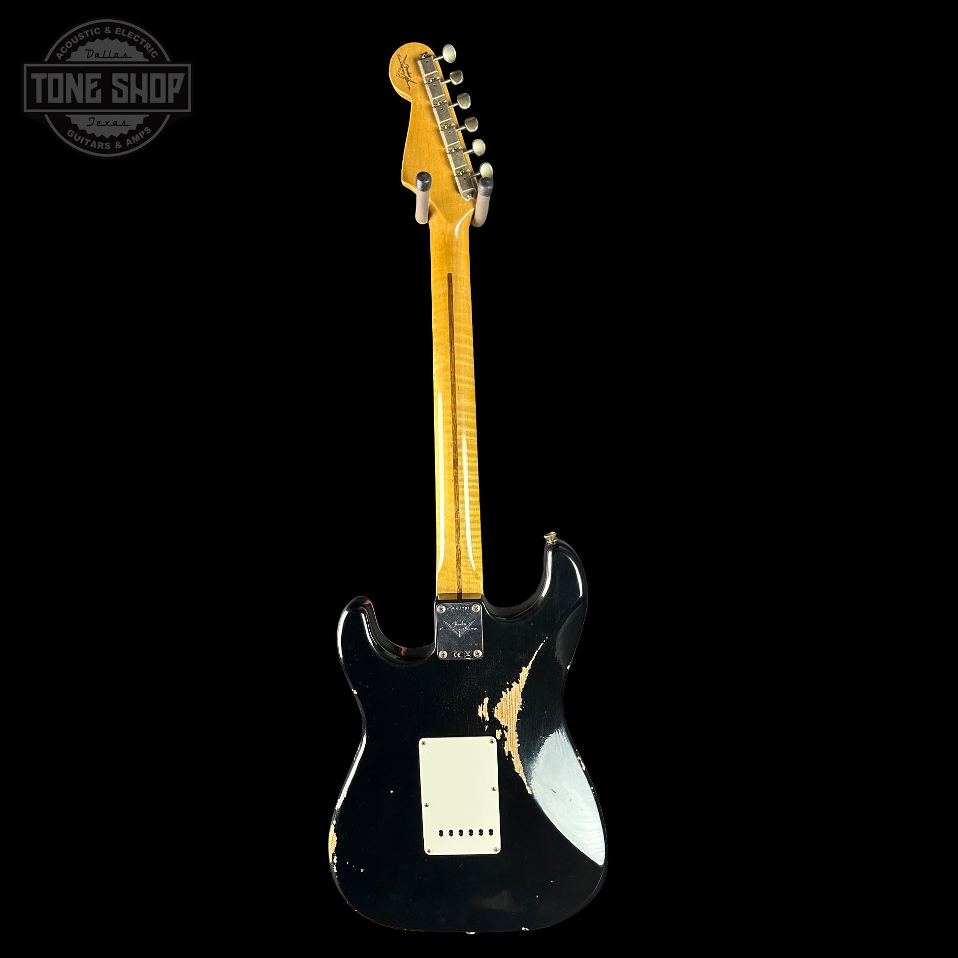 Fender Custom Shop 1957 Stratocaster Relic Black AAA Maple Neck w/case CZ584781