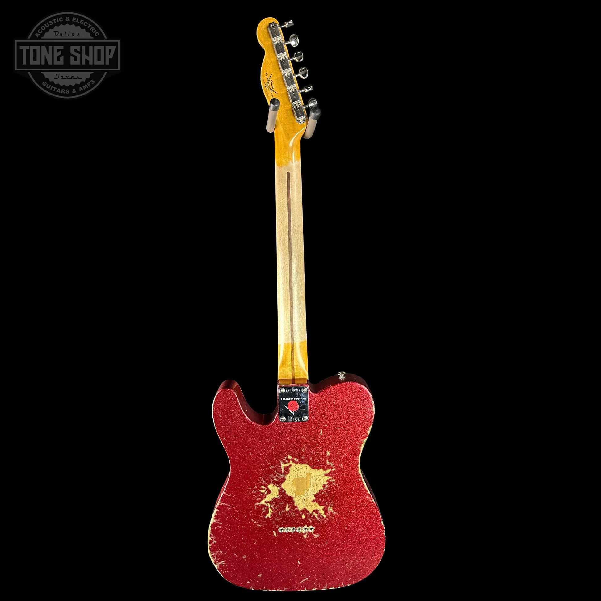 Fender Custom Shop 50s Telecaster Thinline Red Sparkle Heavy Relic w/case R149240