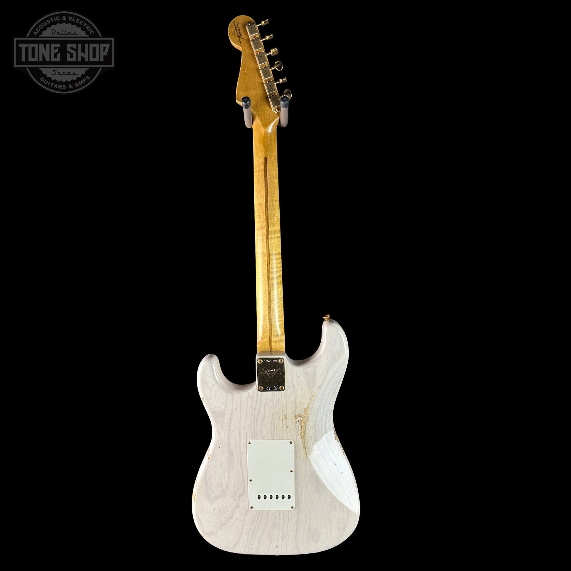 Fender Custom Shop 1957 Stratocaster Relic White Blonde AAA Maple Neck w/case CZ579122