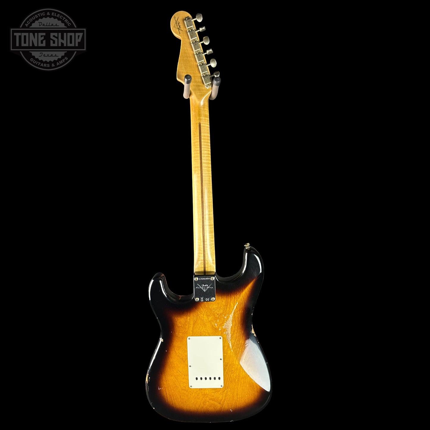 Fender Custom Shop 1957 Stratocaster Relic 2 Tone Sunburst AAA Maple Neck w/case