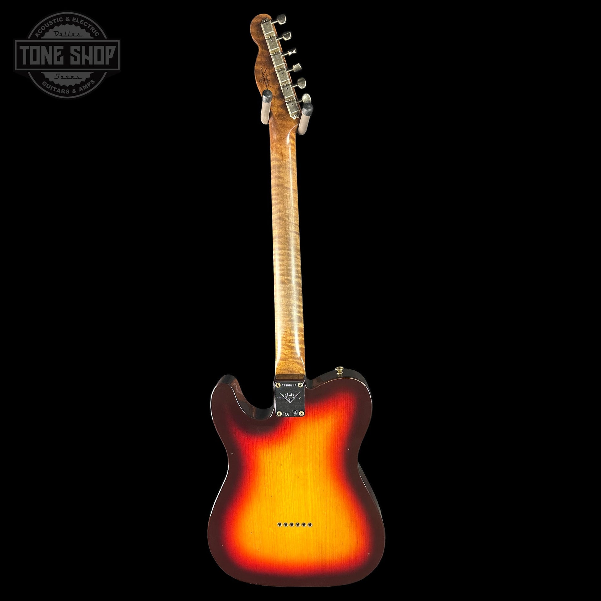 Fender Custom Shop TSG Exclusive ’63 Telecaster Chambered Chocolate 3-Tone Sunburst Journeyman Relic w/case CZ588759