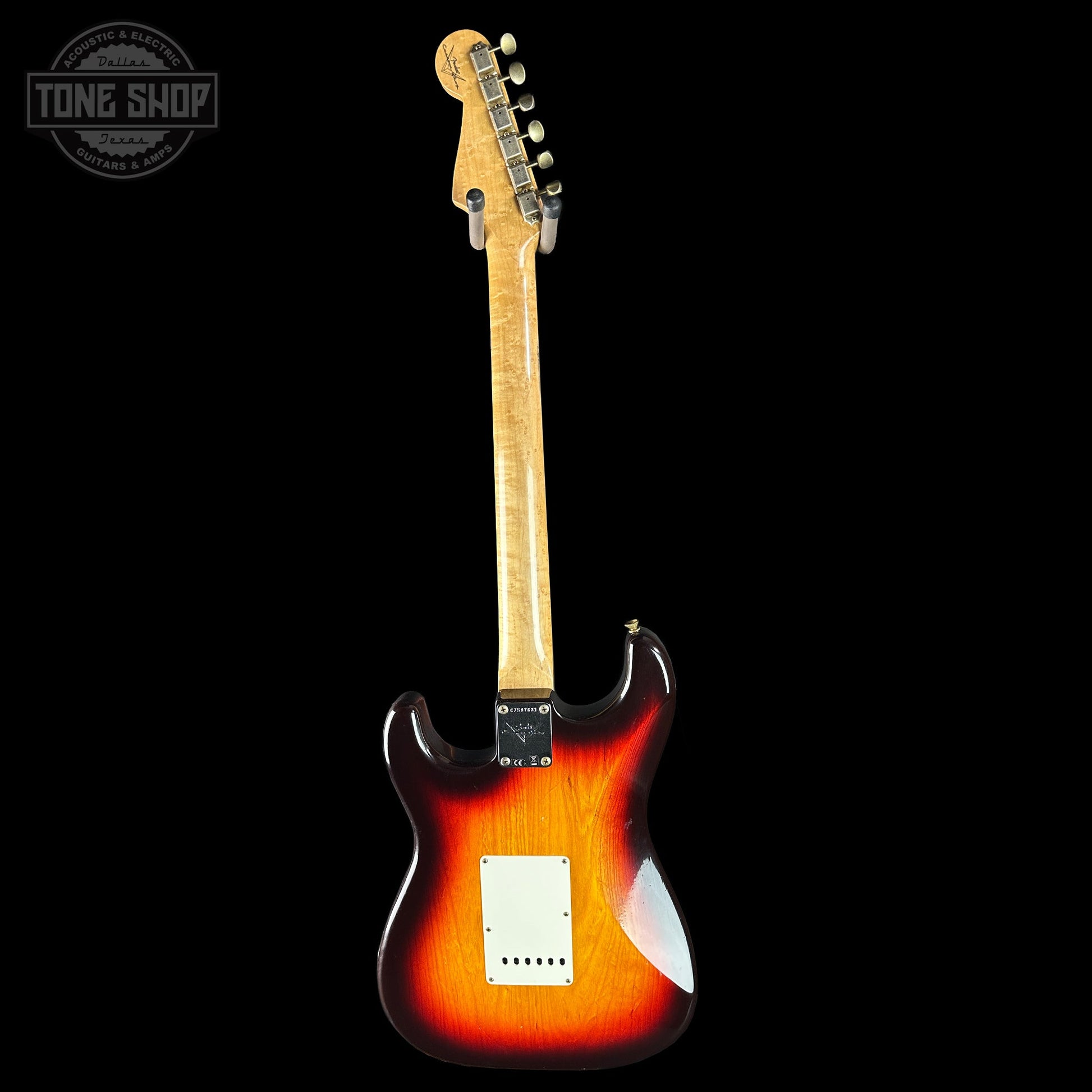 Fender Custom Shop 1963 Stratocaster Journeyman Relic Chocolate 3 Tone Sunburst AAA Maple Neck w/case CZ587631