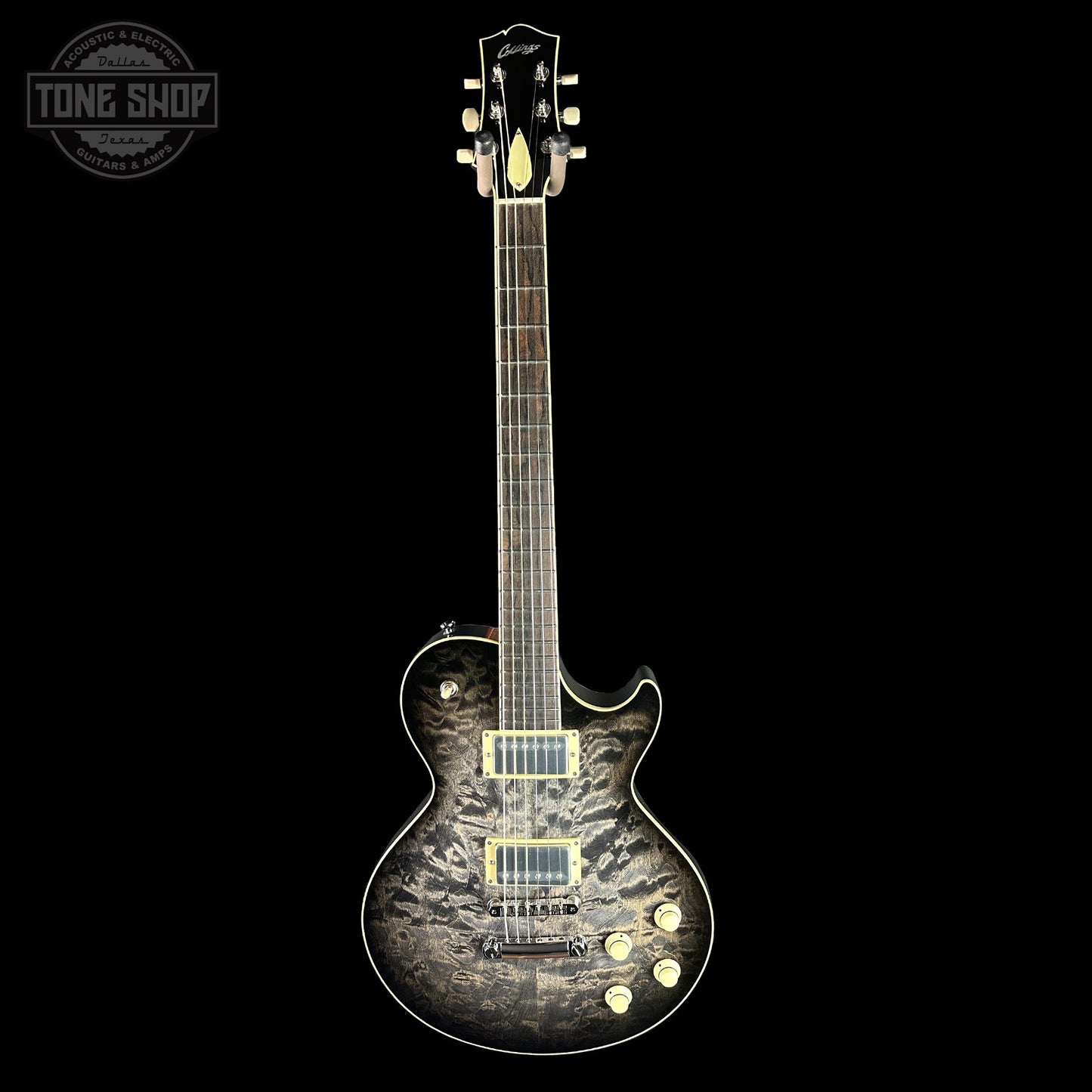 Collings CL City Limits DLX Quilt Top Acid Wash Charcoal Burst w/Case 251664