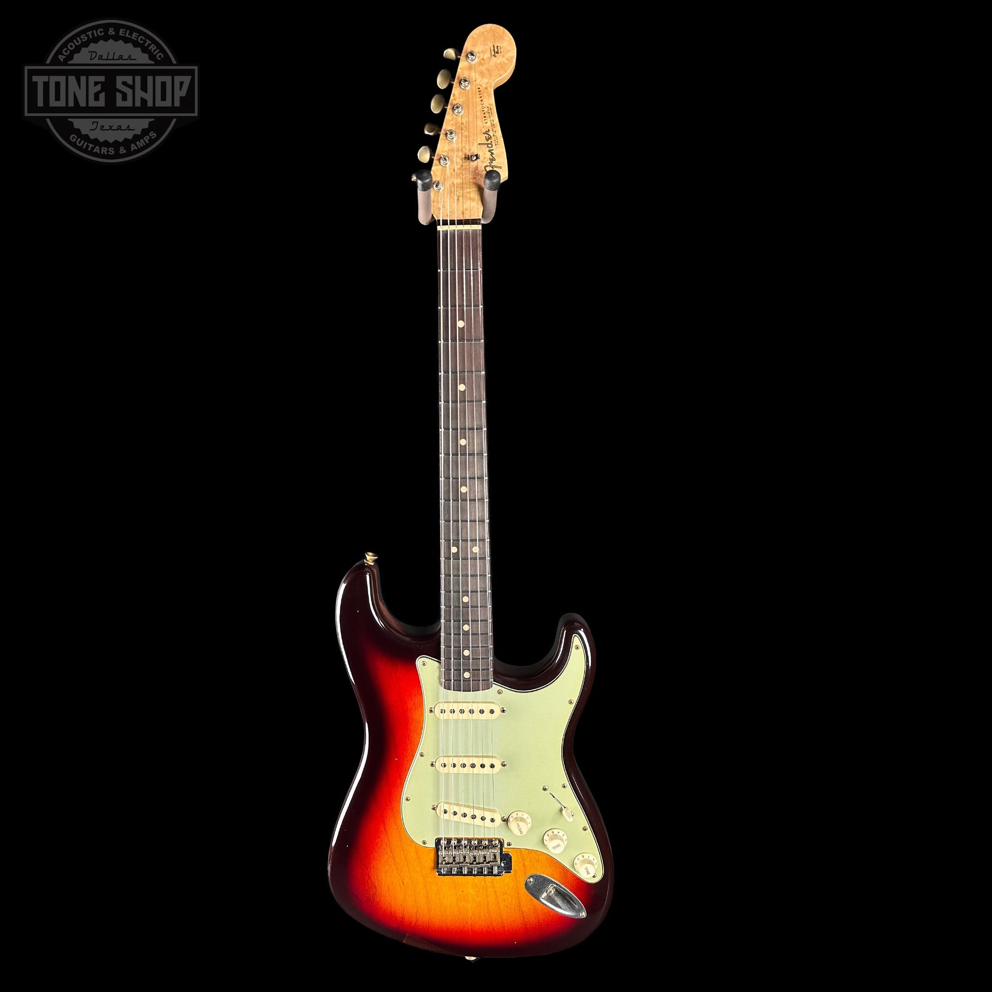 Fender Custom Shop 1963 Stratocaster Journeyman Relic Chocolate 3 Tone Sunburst AAA Maple Neck w/case CZ588787