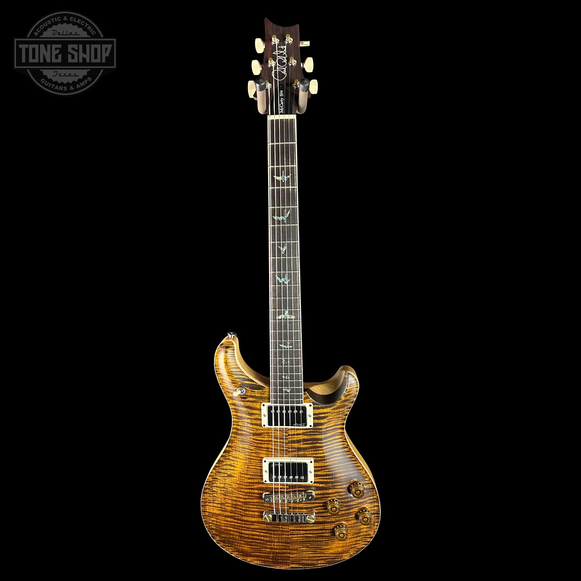 PRS Wood Library McCarty 594 Korina Yellow Tiger Satin RW neck w/case 0414077