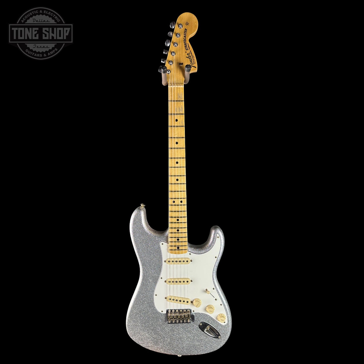 Fender Custom Shop 1969 Stratocaster Journeyman Relic Silver Sparkle w/case