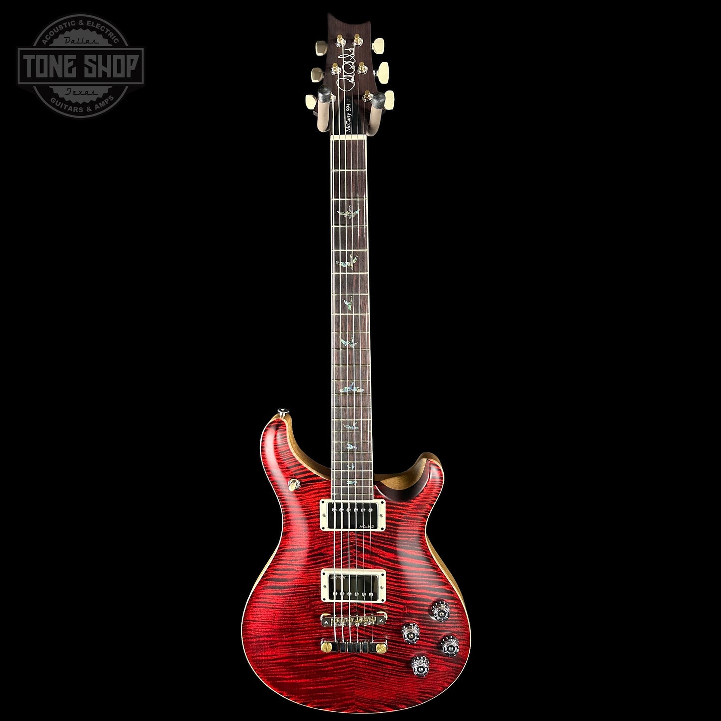 PRS Wood Library McCarty 594 Korina Red Tiger Satin RW neck w/case 0417620