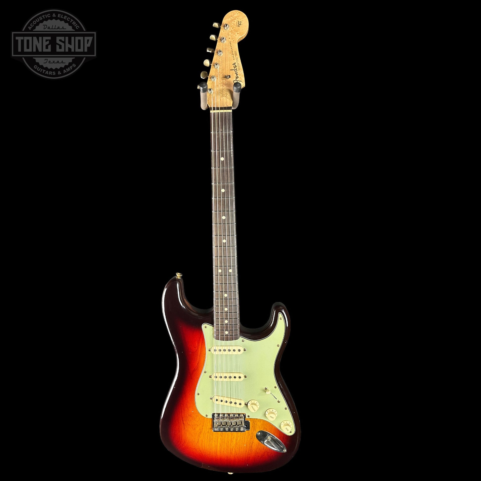Fender Custom Shop 1963 Stratocaster Journeyman Relic Chocolate 3 Tone Sunburst AAA Maple Neck w/case CZ588676