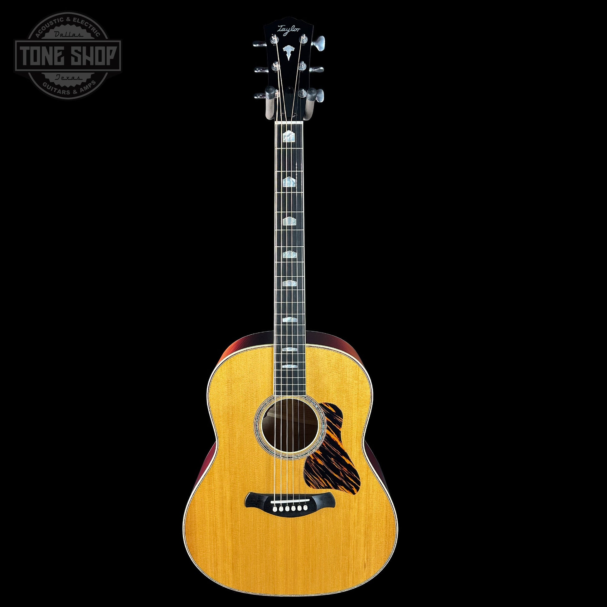 Taylor Custom Gold Label GP Sitka / Big Leaf Maple Cherry Sunburst Back w/case 1210095082