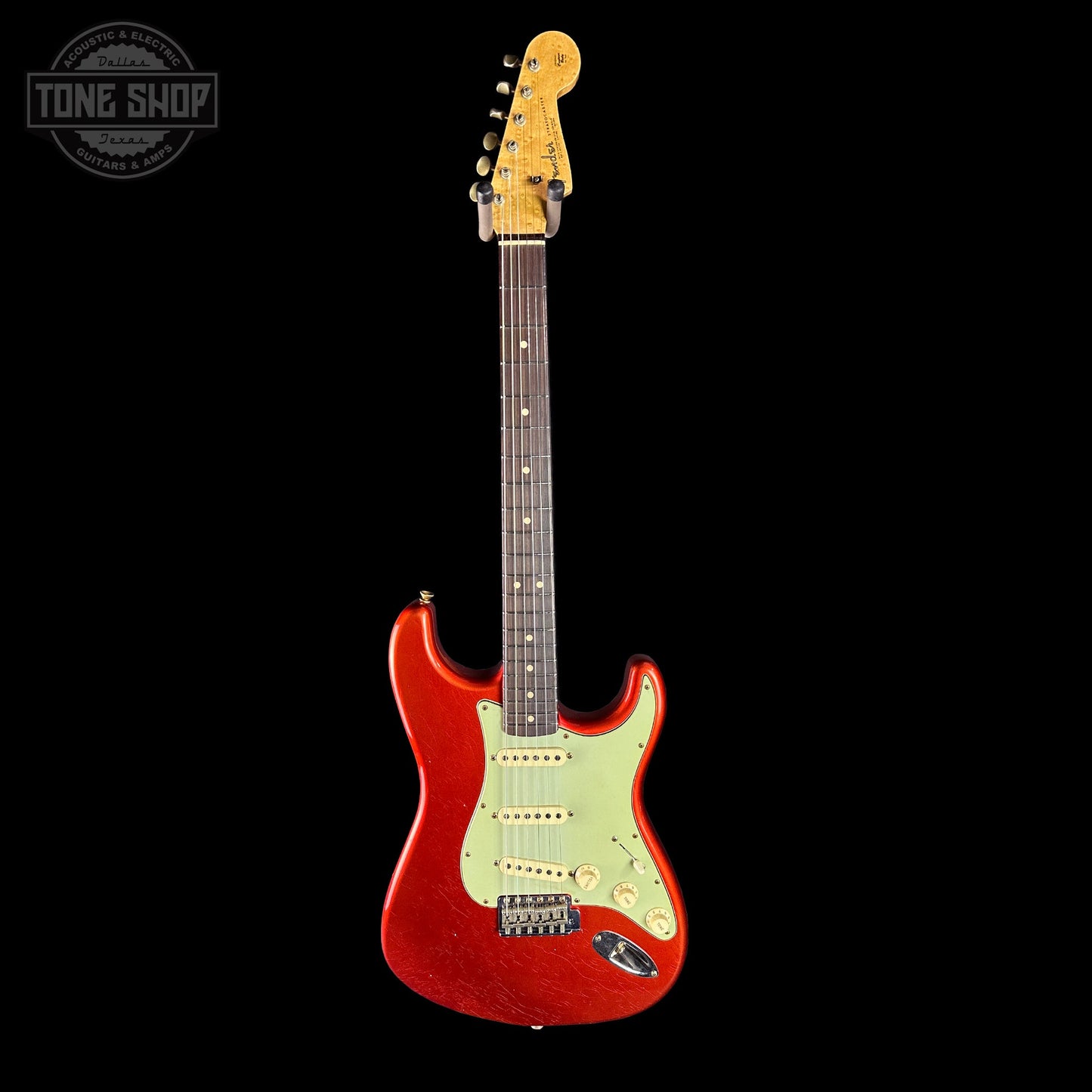 Fender Custom Shop 1963 Stratocaster Journeyman Relic AAA Maple Neck Melon Candy w/case CZ588394