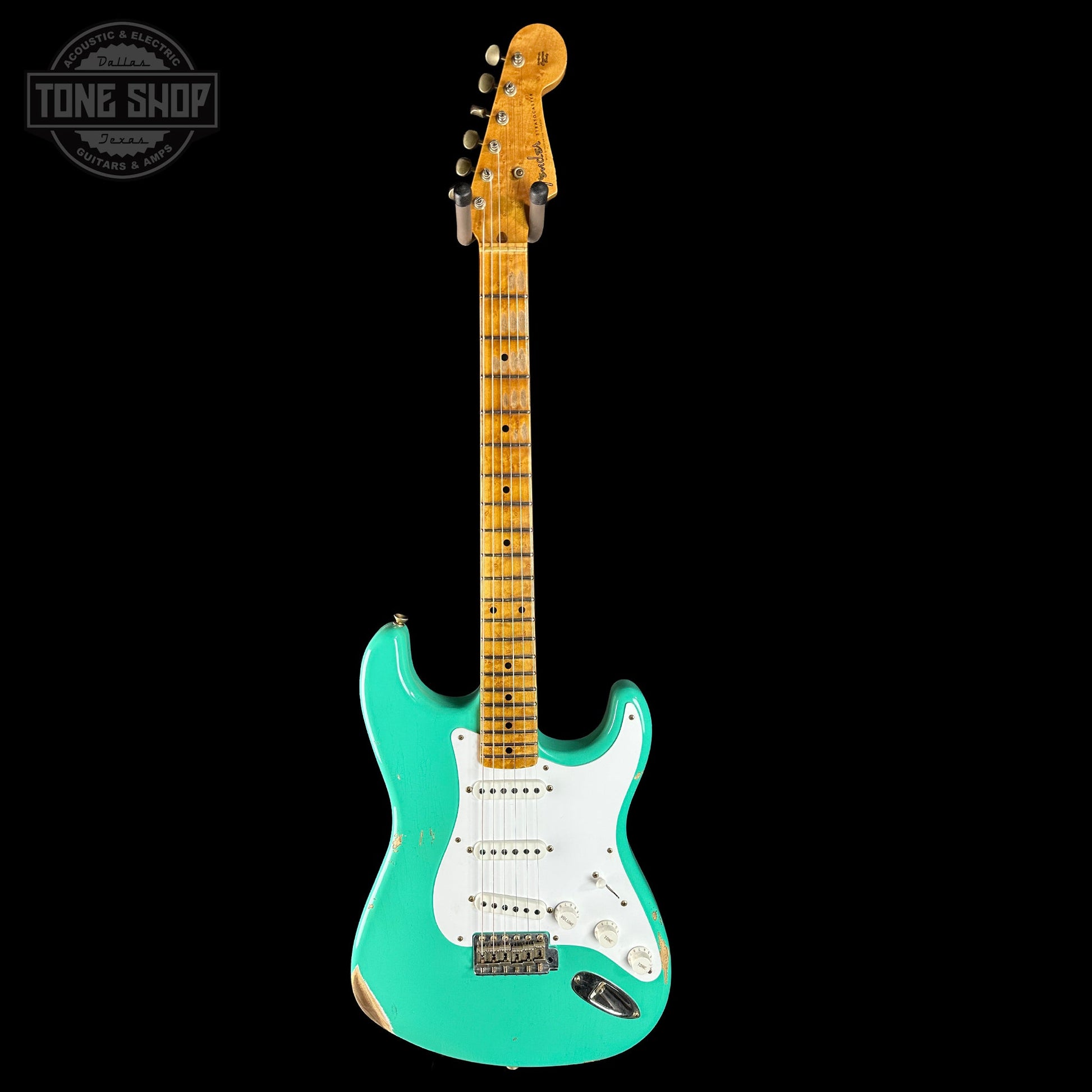 Fender Custom Shop 70th Anniversary 1954 Stratocaster Relic Surf Green w/case XN5745