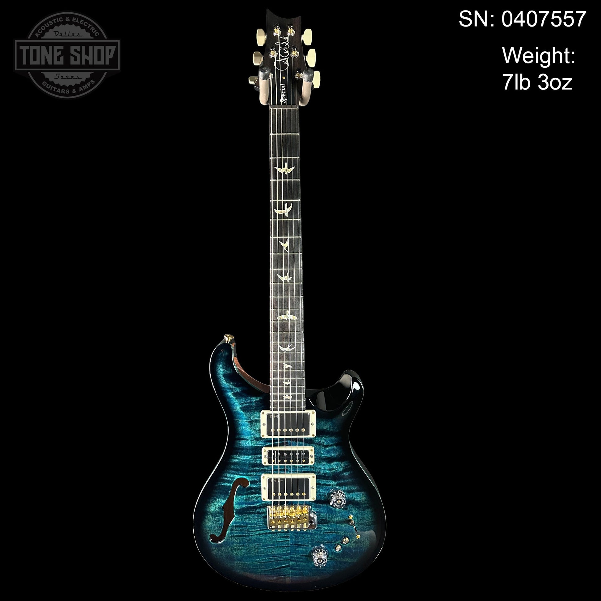 PRS Special Semi-Hollow 10 Top Cobalt Smokeburst w/case