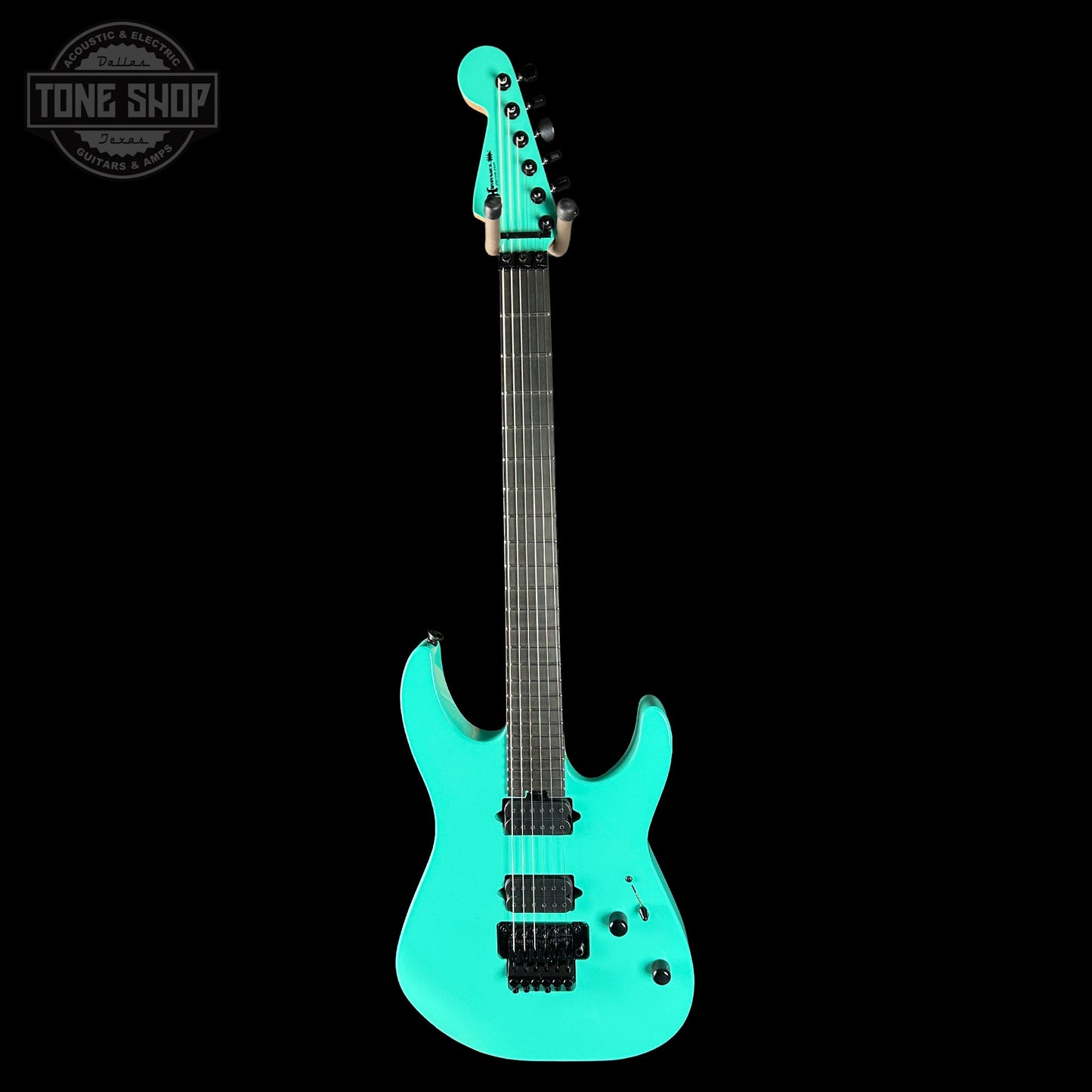 Charvel Custom Shop DK24 HH FR Reverse Headstock Sea Foam Green w/case UC230063