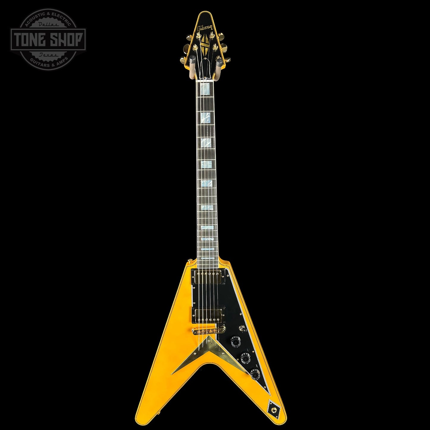 Gibson Custom Dealer Select Flying V Custom Heavy Antique White VOS w/case CS504009