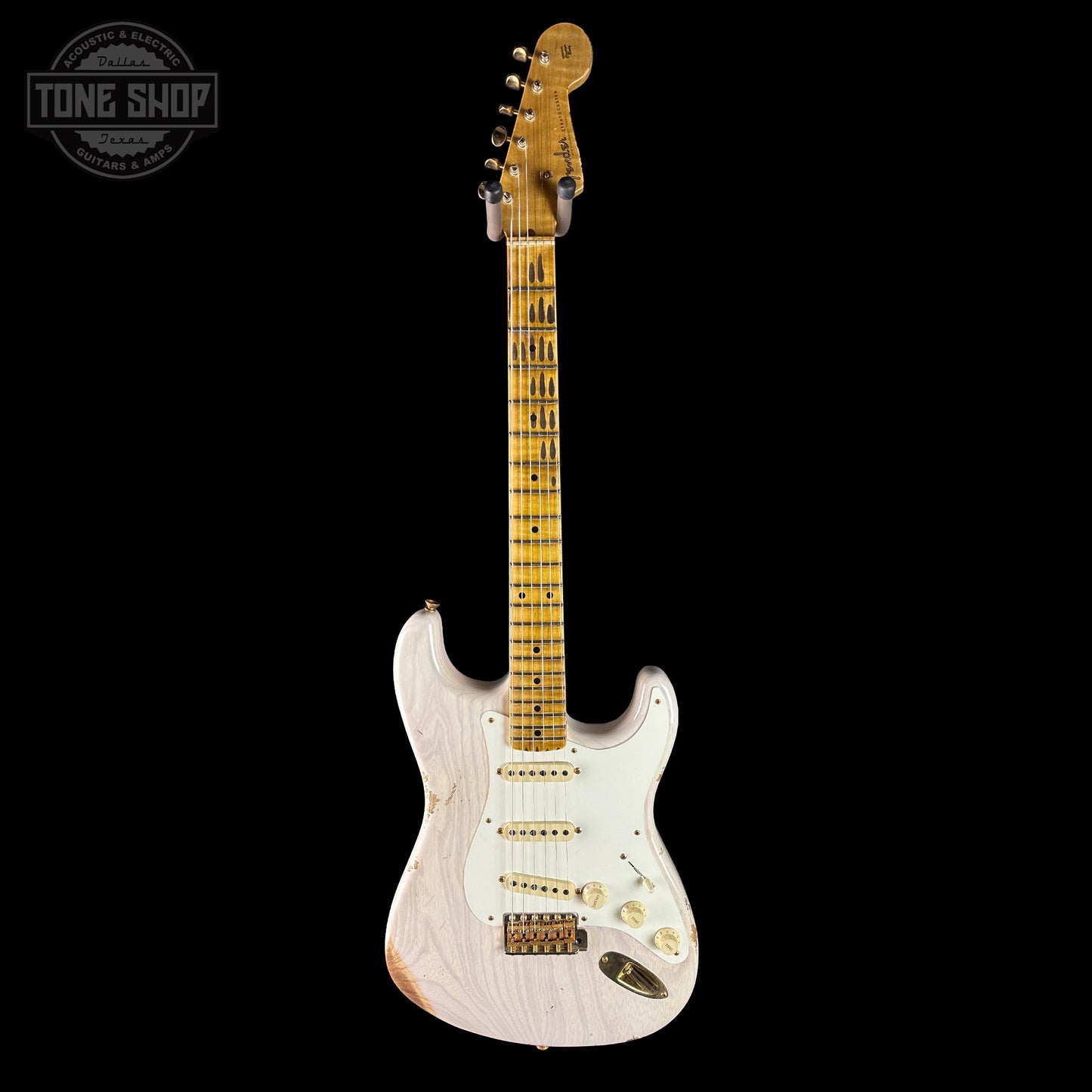 Fender Custom Shop 1957 Stratocaster Relic White Blonde AAA Maple Neck w/case CZ579122