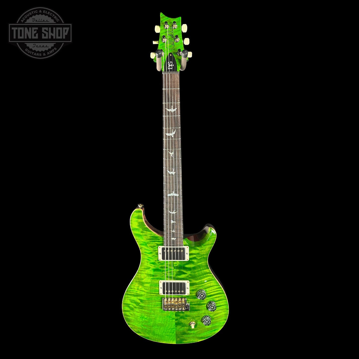 PRS Wood Library DGT Eriza Verde Quilt 10 Top Braz w/case 0411900