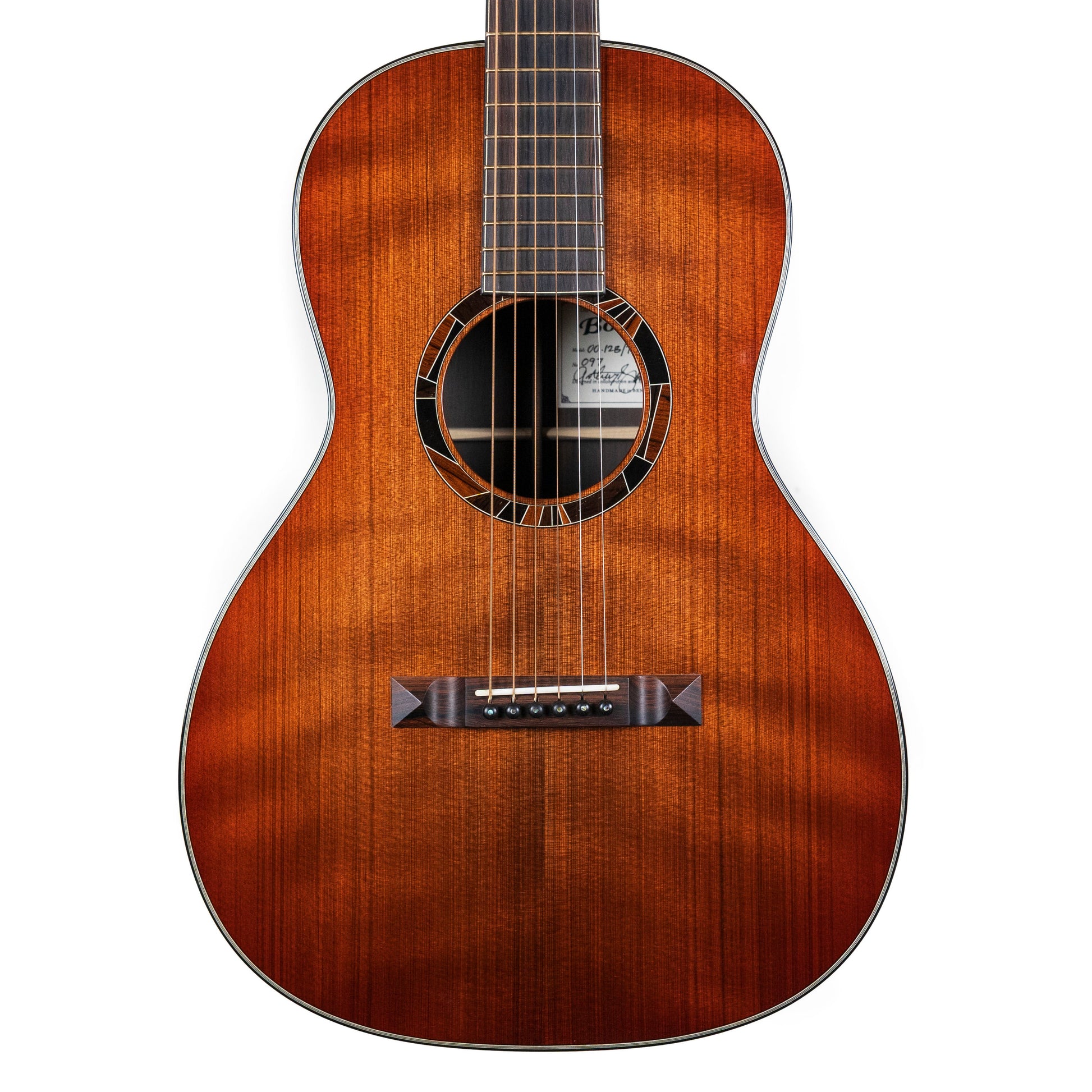 Boswell 00-12B Brazilian Rosewood, Figured Tunnel 13 Redwood Top