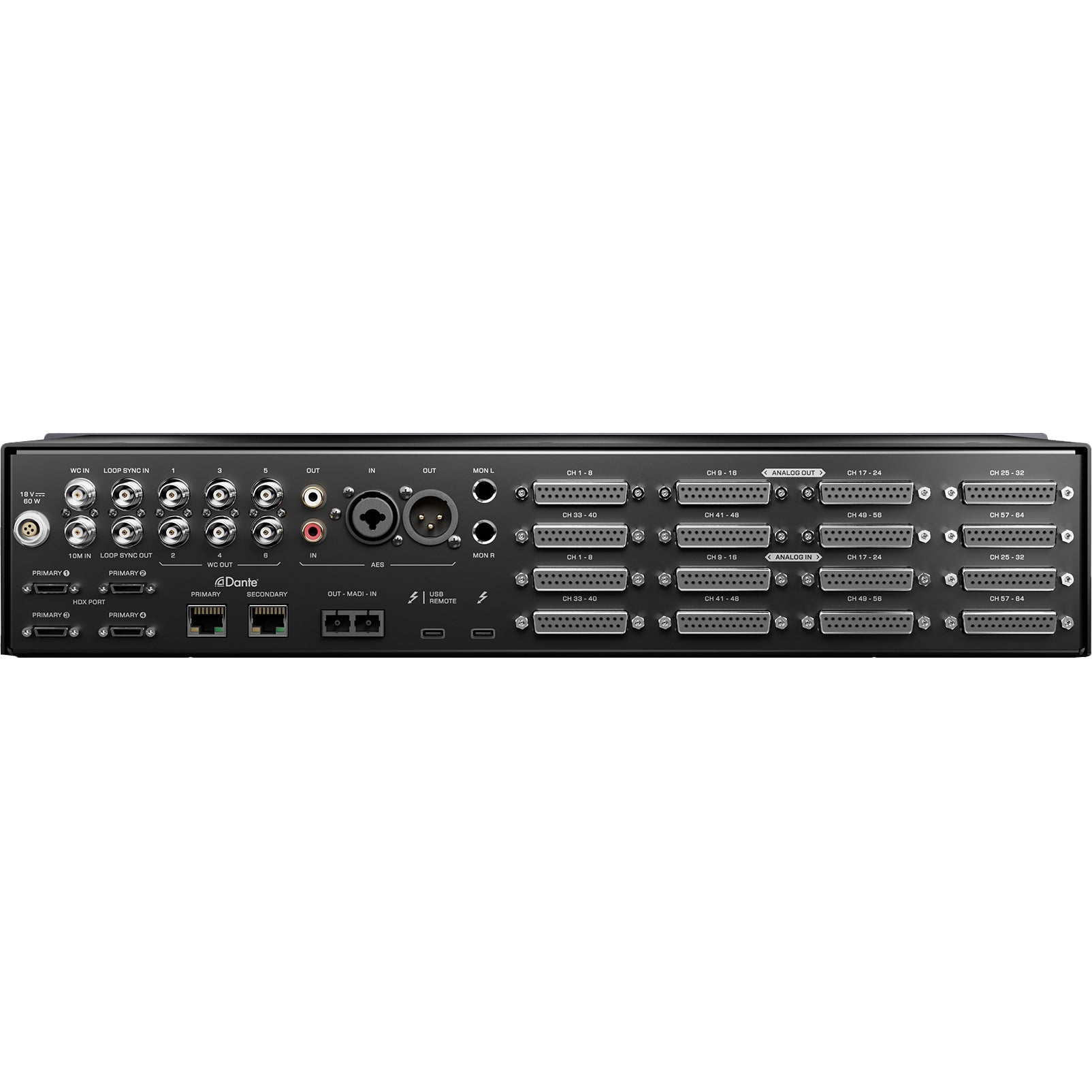 Antelope Audio Galaxy 64 Synergy Core DANTE, HDX, Thunderbolt Audio Interface