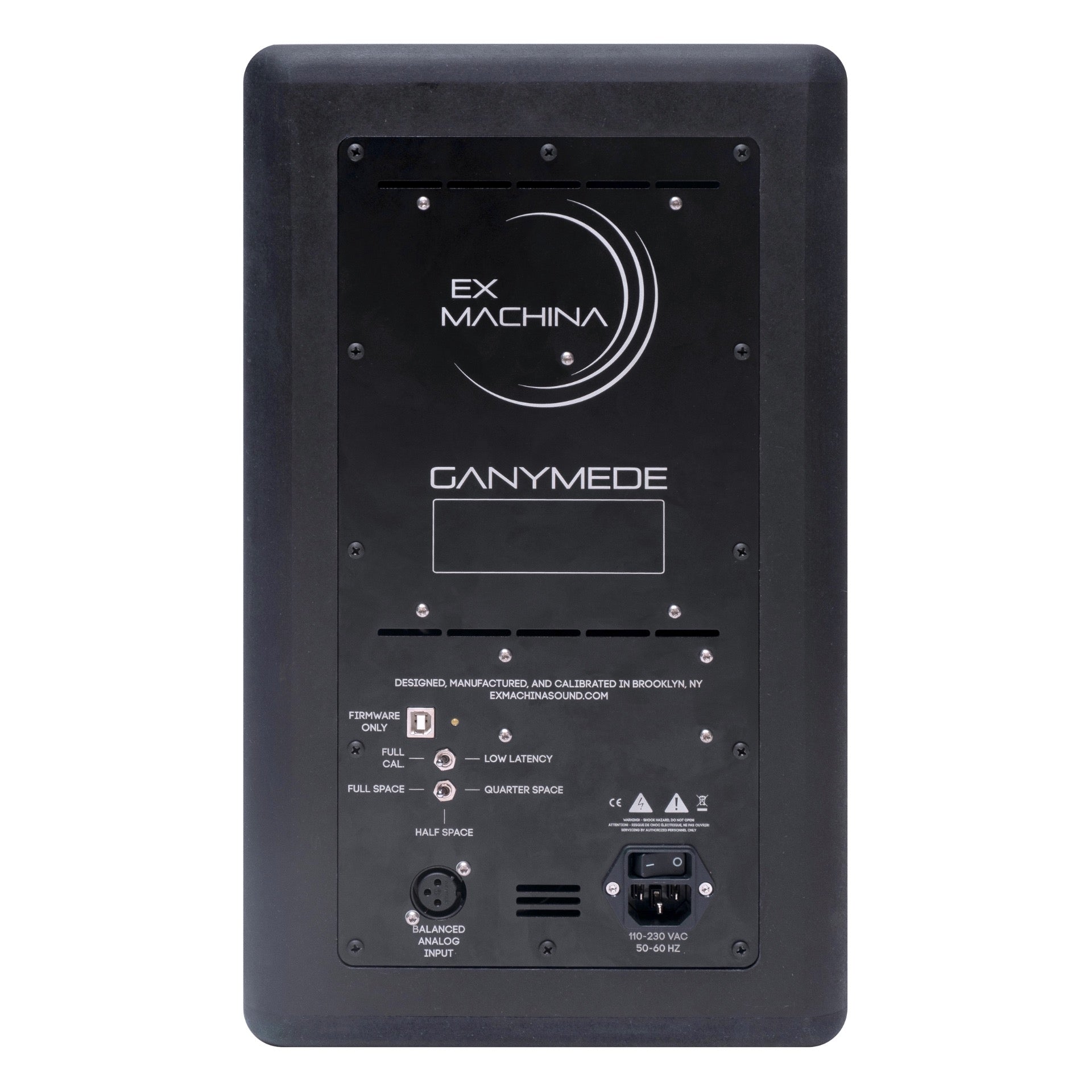 Ex Machina Soundworks Ganymede 3 way 6.5” Powered Studio Monitors - Pair